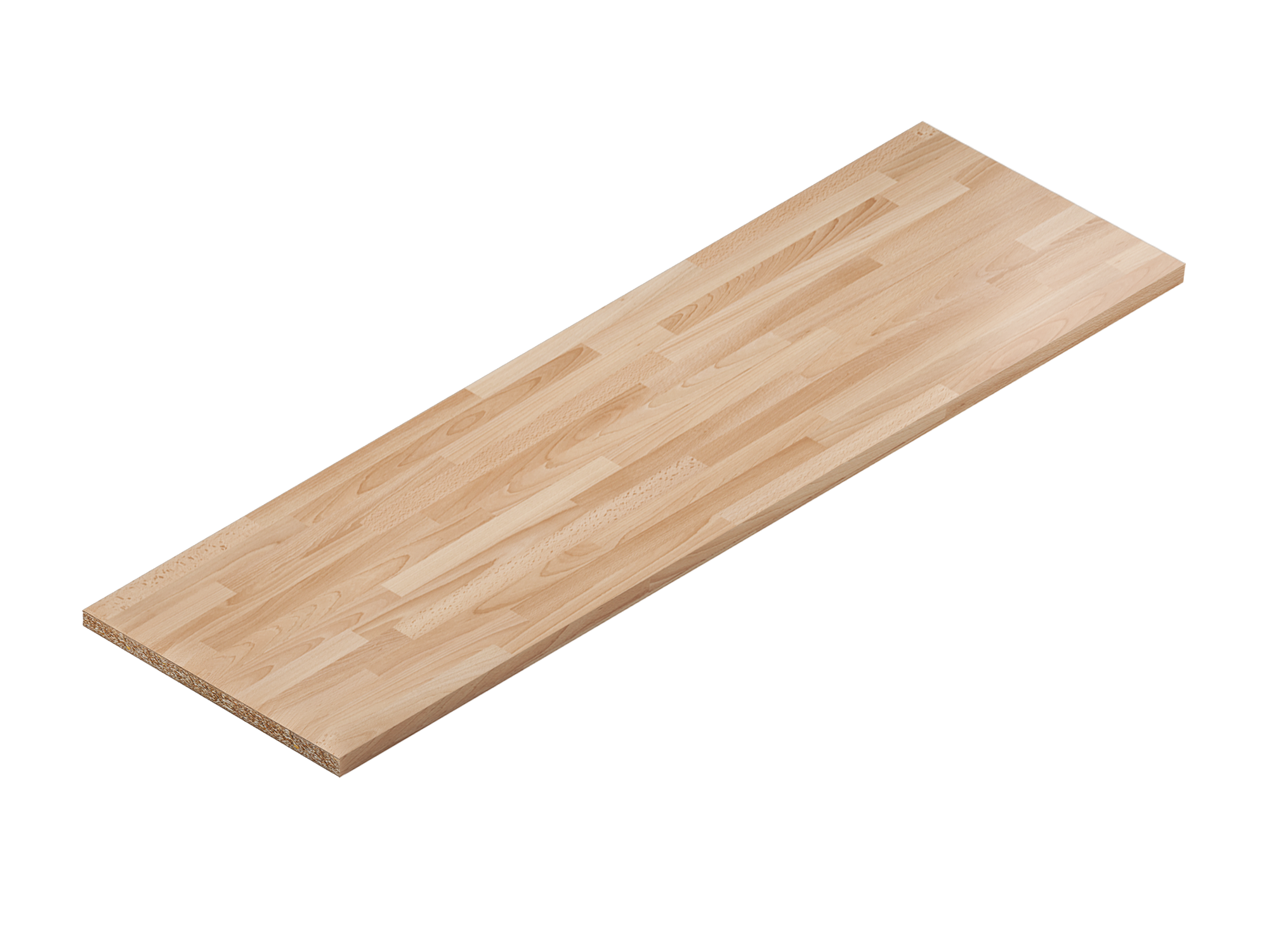Tampo de cozinha laminado Faia Eleki 304 x 62 x 2,8 cm aspeto madeira Delinia - 2