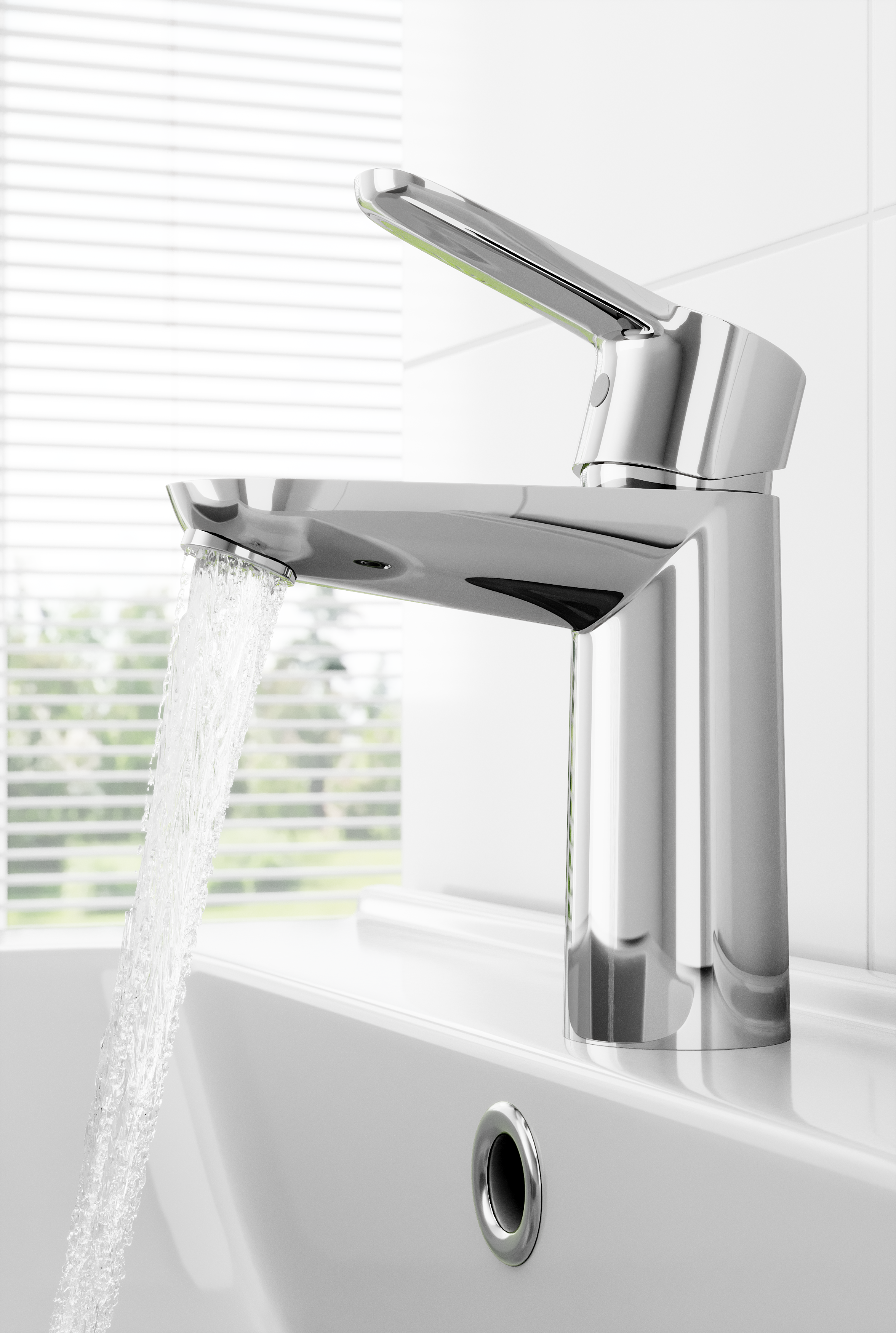 Bateria umywalkowa chrom 15 cm Start Clova Grohe - 2