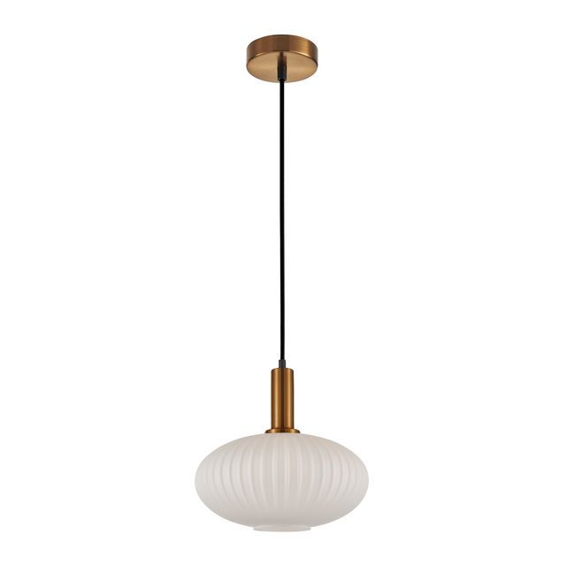Lampa wisząca Della złota 30.5 cm E27 Italux