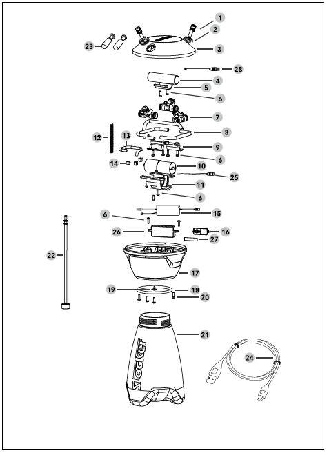 Kit nebulizzatore STOCKER Geyser Mini da 2 L - 3