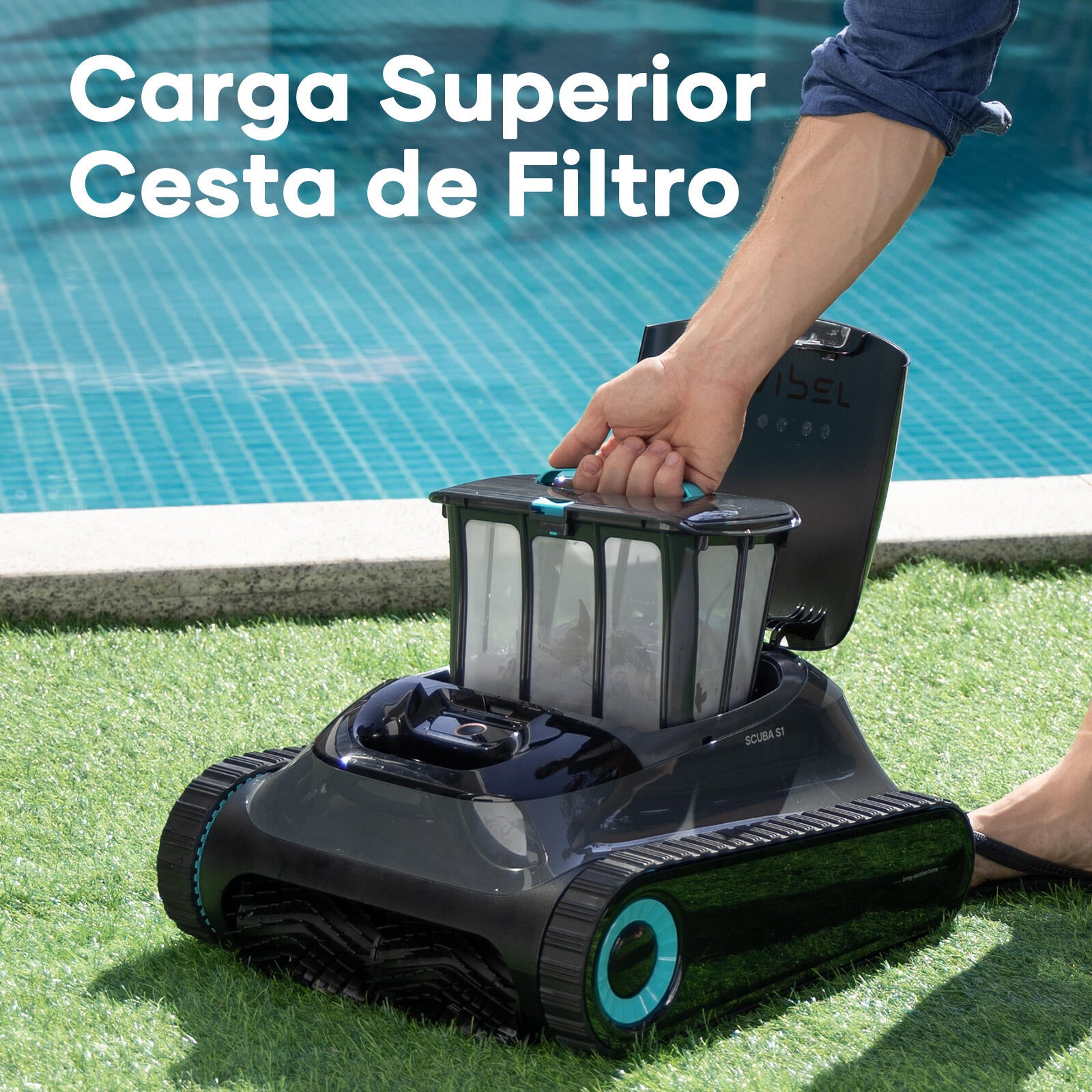 Robot limpiafondos AIPER Scuba S1 2026 para fondo y pared con autonomía de 180 min - 11