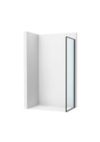 MAMPARA DE DUCHA LATERAL FIJO 80cm. VICTORIA PLUS ROCA NEGRA - 1