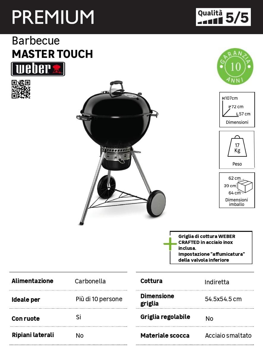 Barbecue a carbonella Master-Touch GBS E-5750 WEBER ø 57 cm - 14