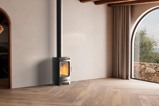 Poêle à bois André, Supra, noir, 5.9 kW