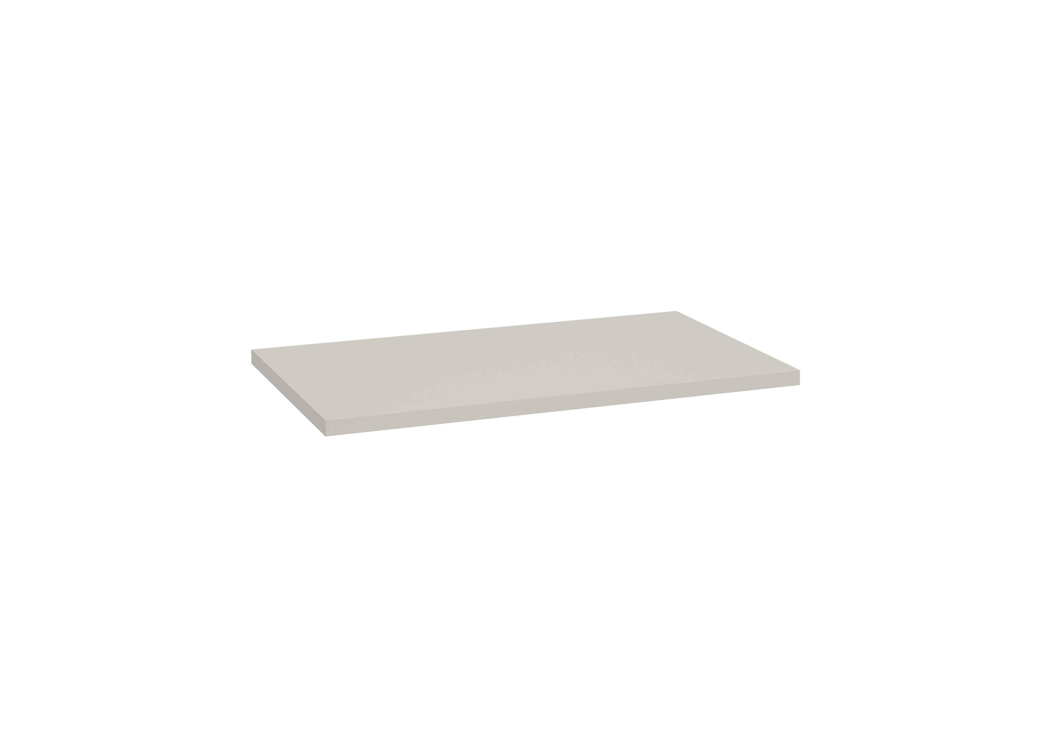 Blat łazienkowy Stilla 80.4x46x2.5 cm kaszmirowy matowy Defra - 4