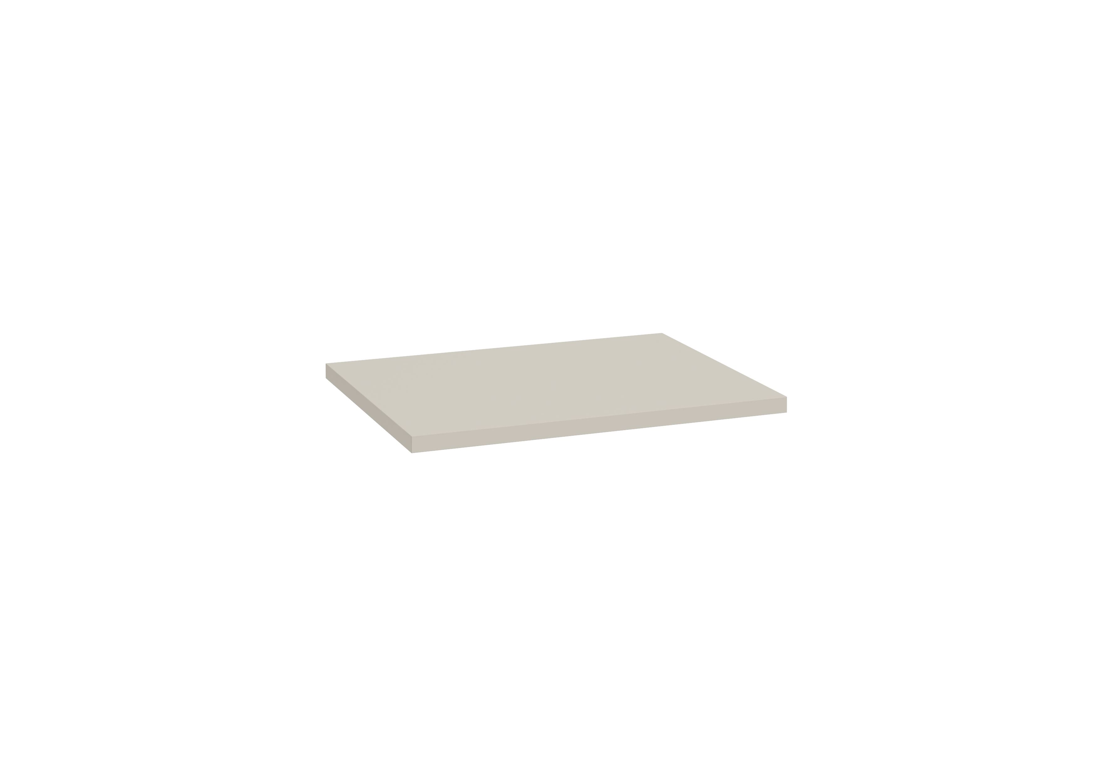Blat łazienkowy Stilla 60.4x46x2.5 cm kaszmirowy matowy Defra - 5