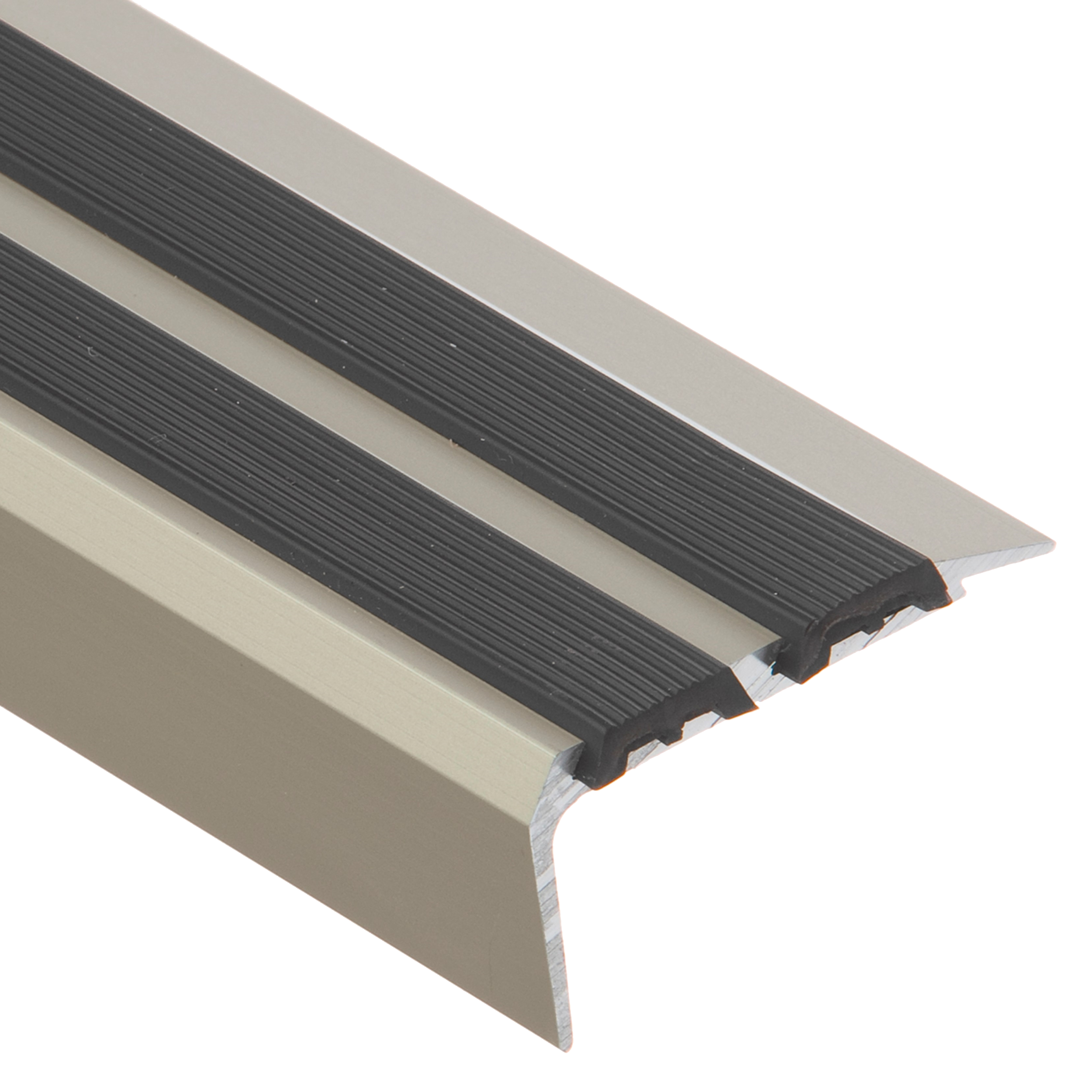 Profil schodowy z gumą szampan aluminium anoda 38.5 mm x 100 cm