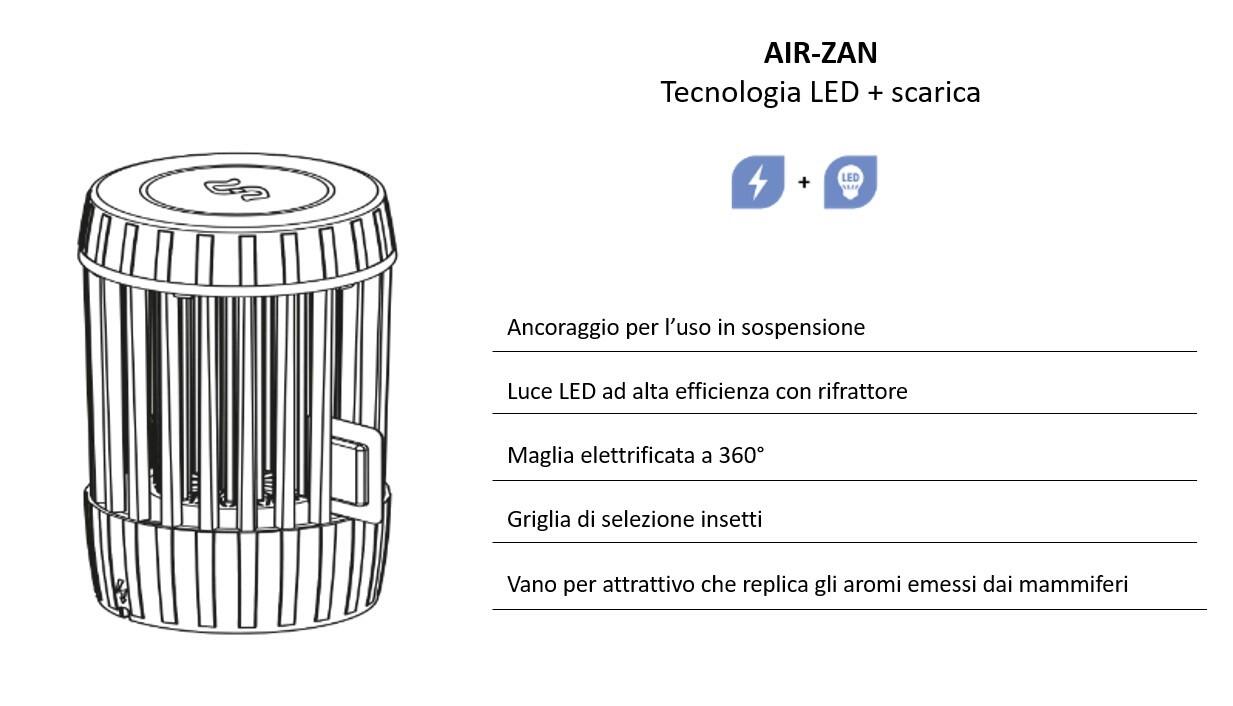 Elettro sterminatore per zanzare SANDOKAN - 4