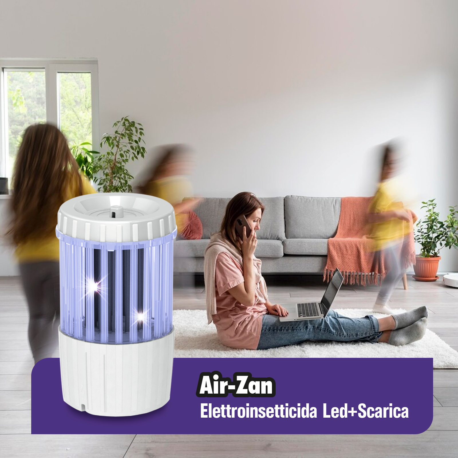 Elettro sterminatore per zanzare SANDOKAN - 3