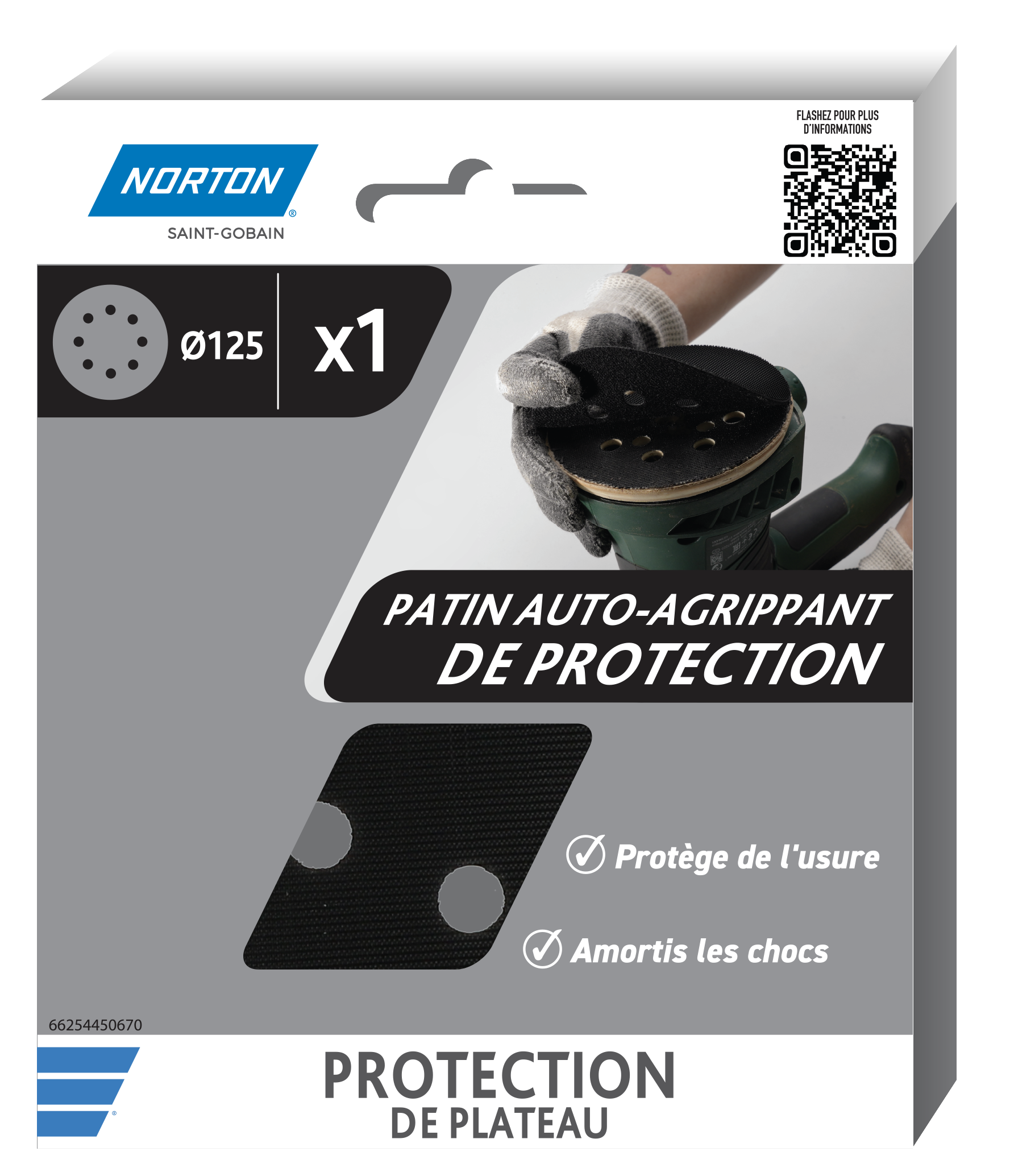 Interface De Protection Pour Plateau Delta De Ponceuse - 93mm, Lot De 2, Pour Abrasifs Filets (Mailles)