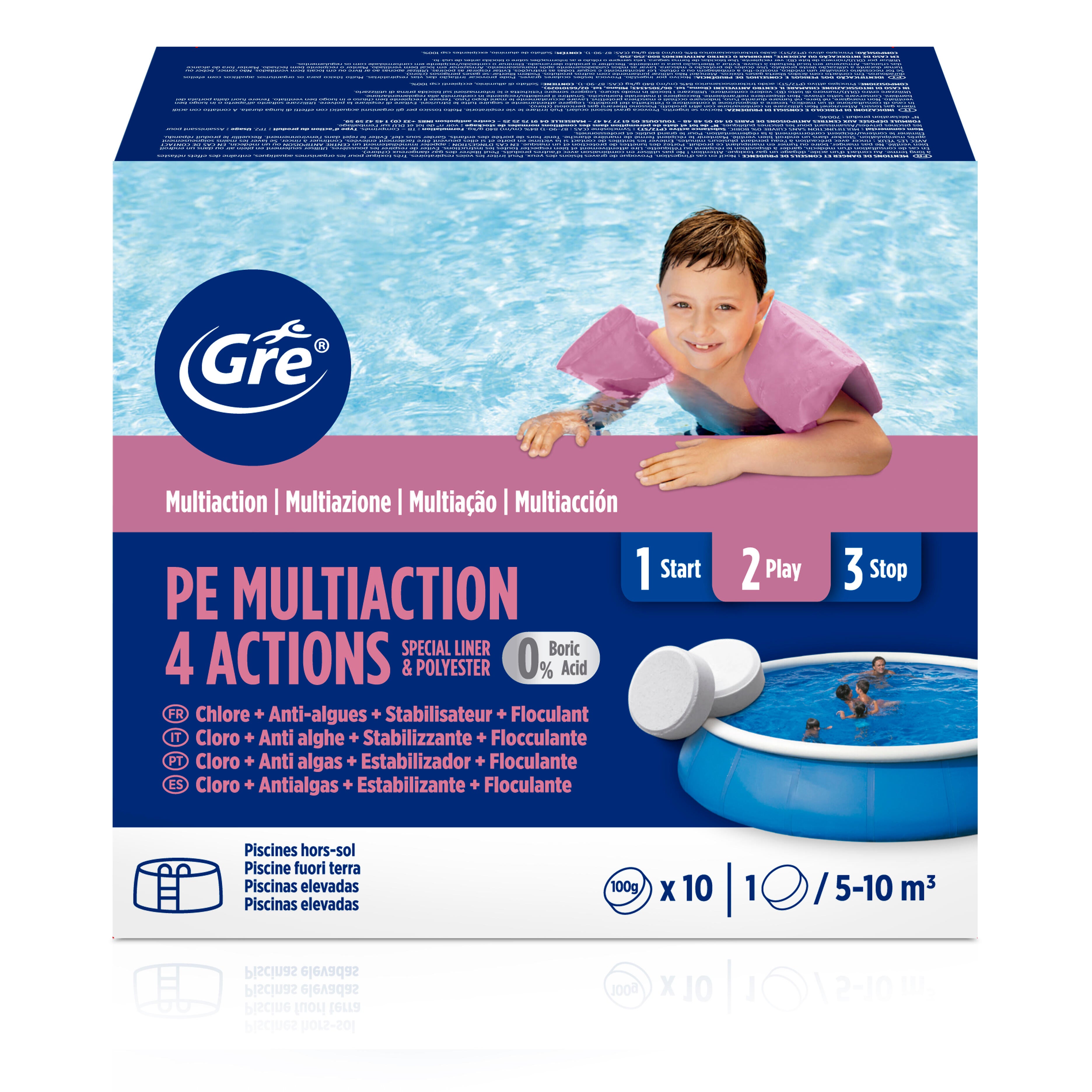 Kit para tratamiento de agua GRE  1 kg - 2