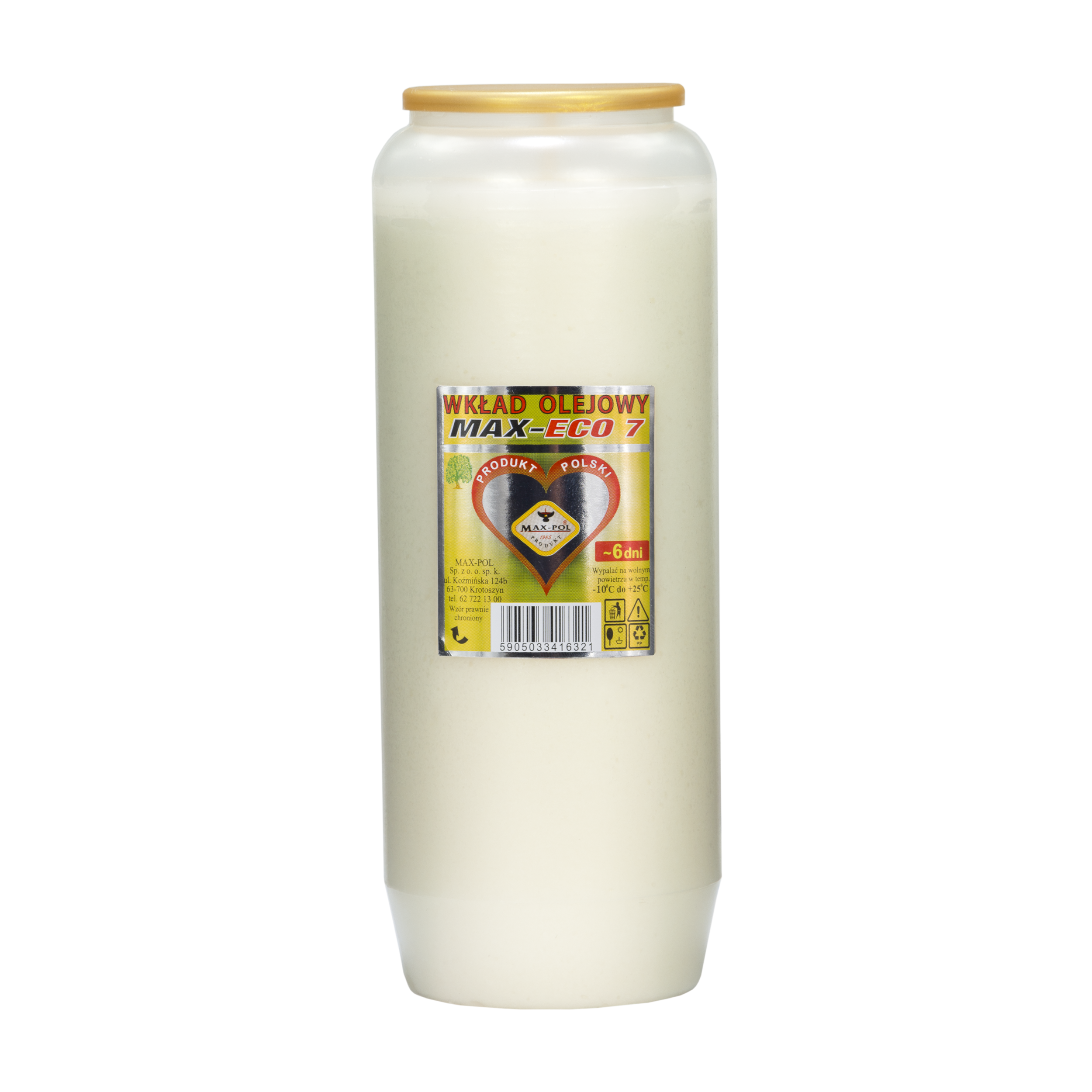 Wkład do zniczy 410g 140h olejowy Max-Pol