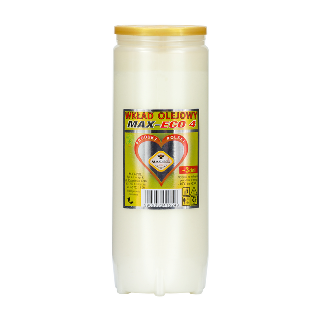 Wkład do zniczy 175g 72h olejowy Max-Pol