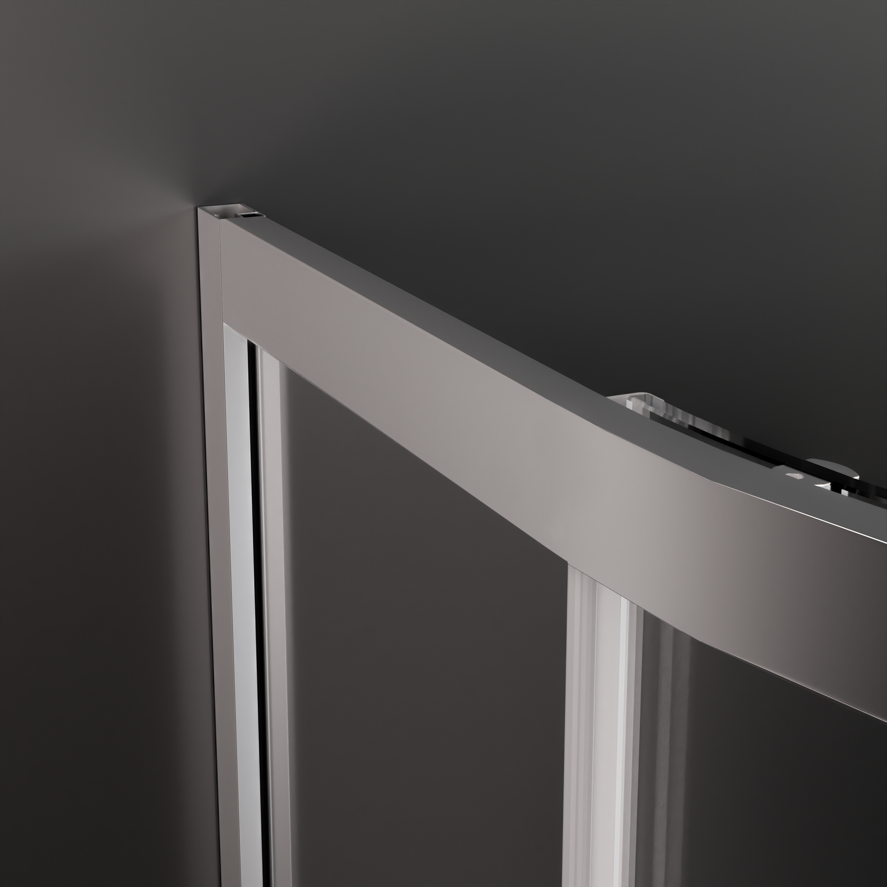 Kabina prysznicowa z brodzikiem Alfa 80x80x198 cm chrom Breezz - 8