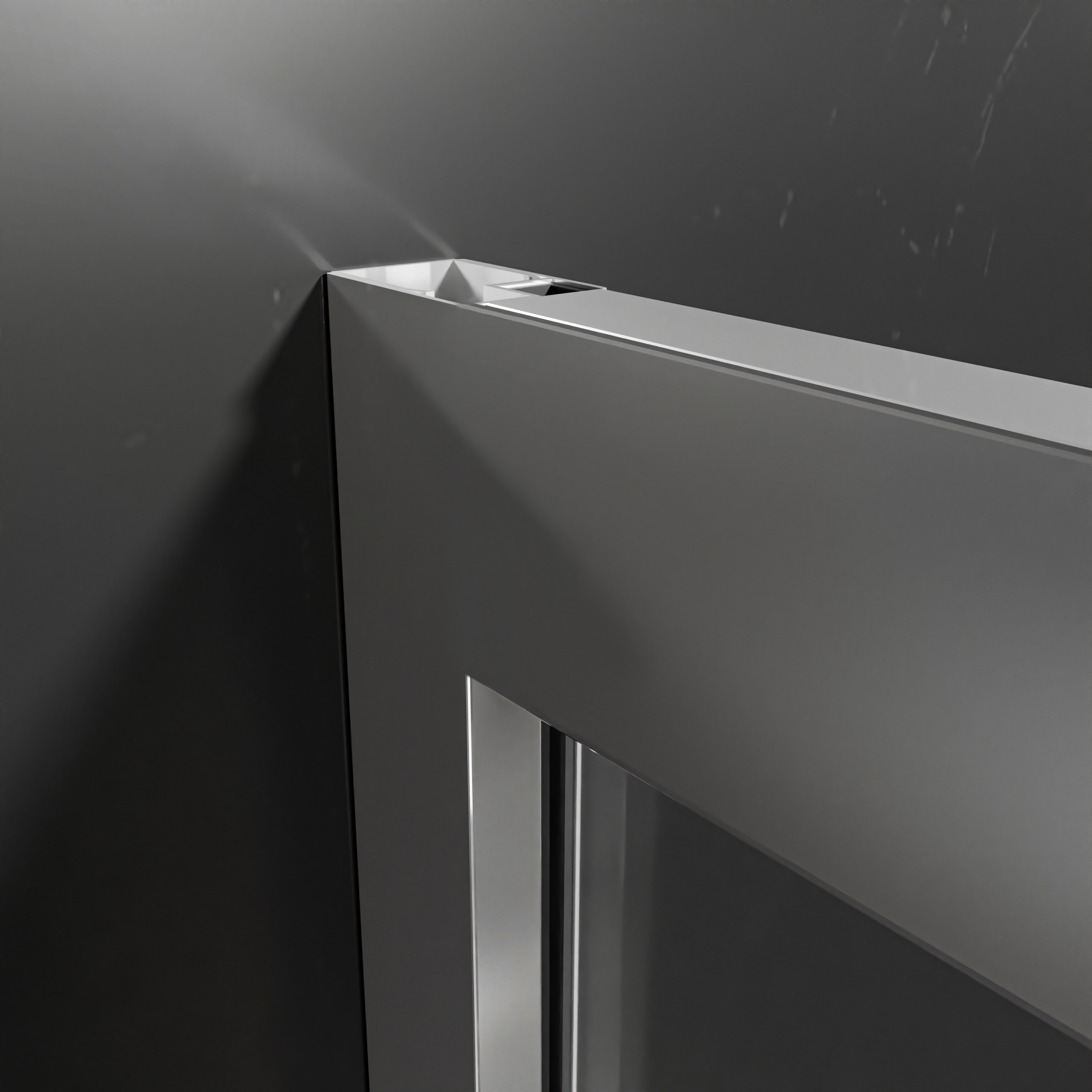 Kabina prysznicowa z brodzikiem Alfa 80x80x198 cm chrom Breezz - 6