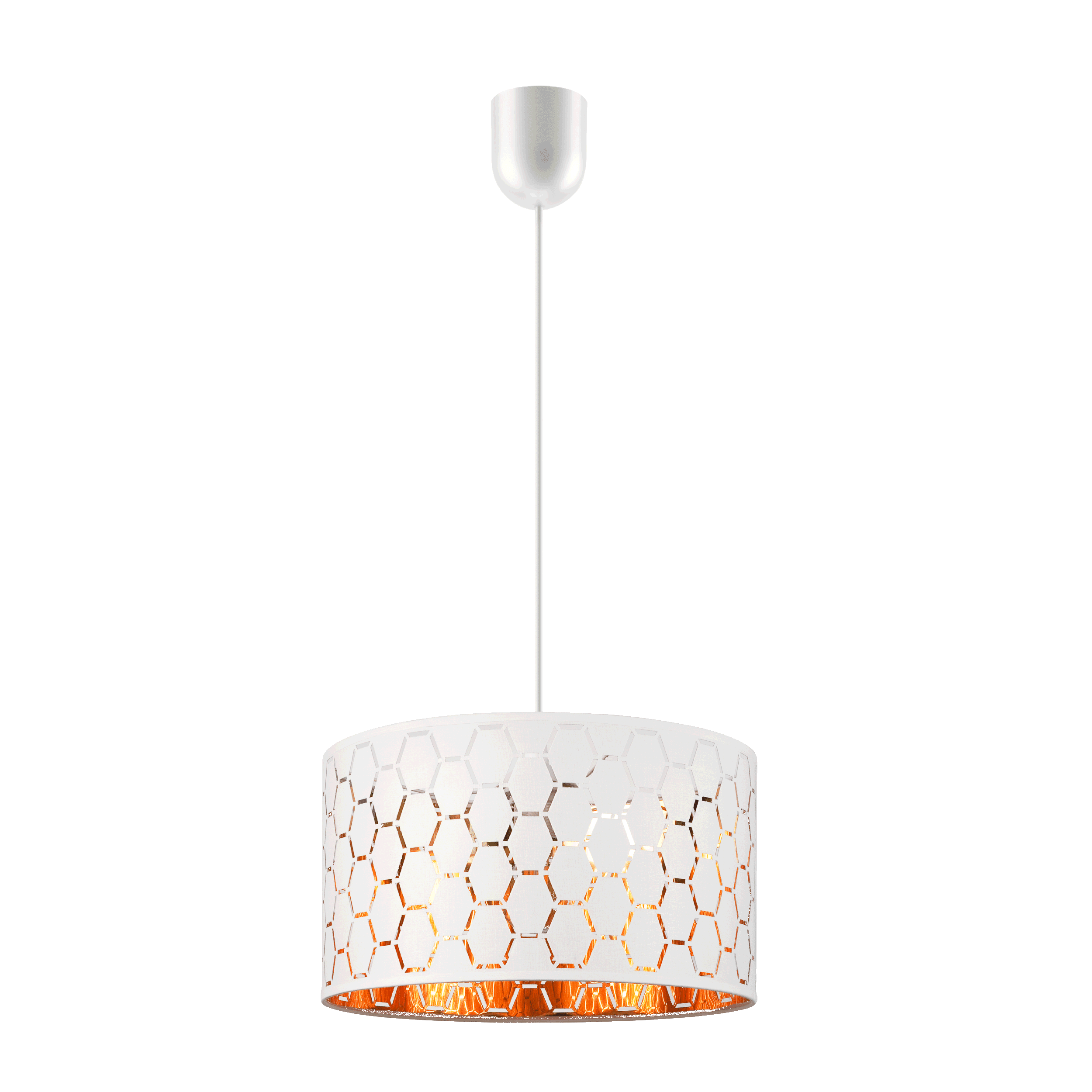 Lampa wisząca Ulle biała E27 Lamkur