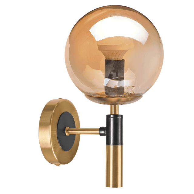 Kinkiet Rollo złoty E14 Lamkur