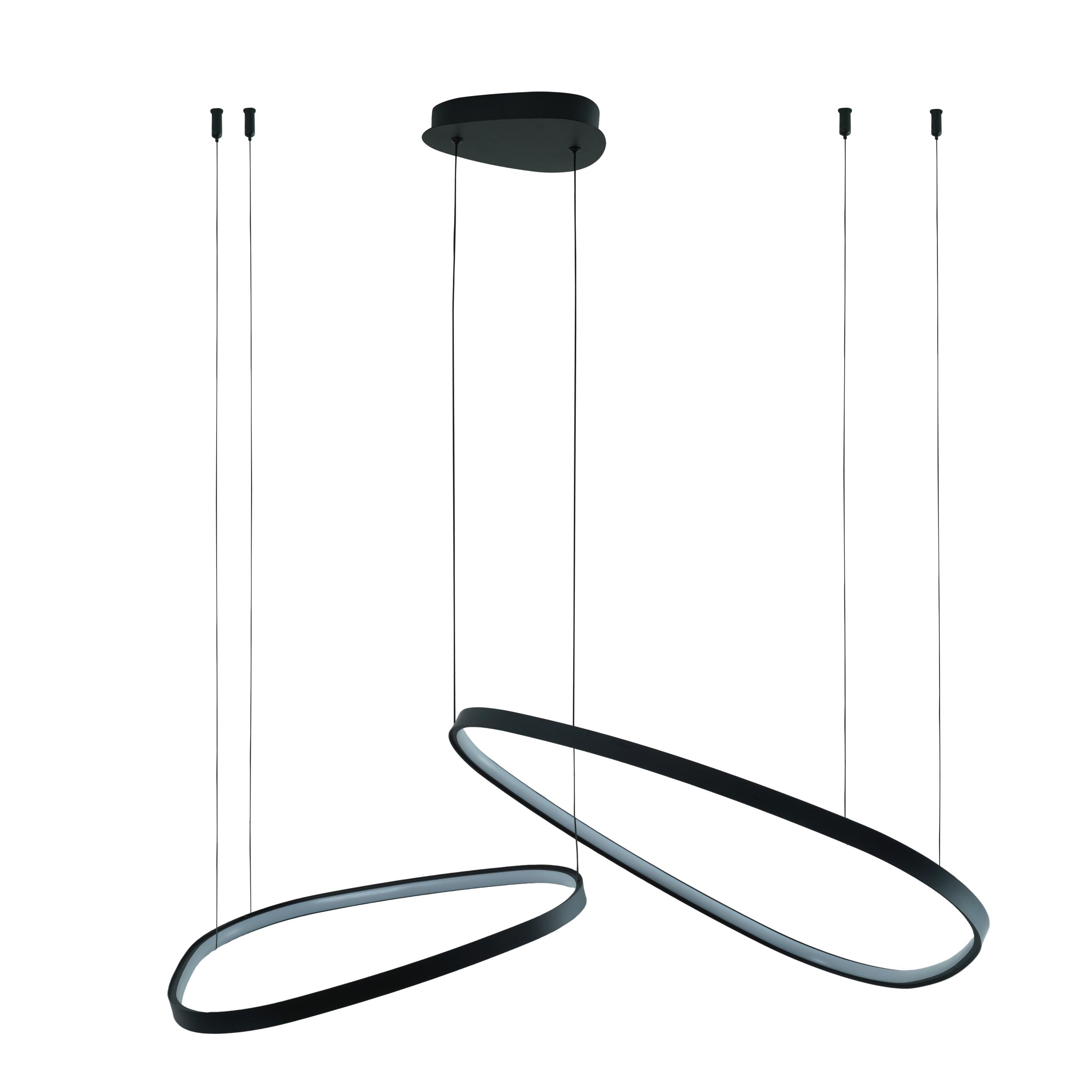 Lampa wisząca Michelle LED 48W 4000K czarna GOLDLUX