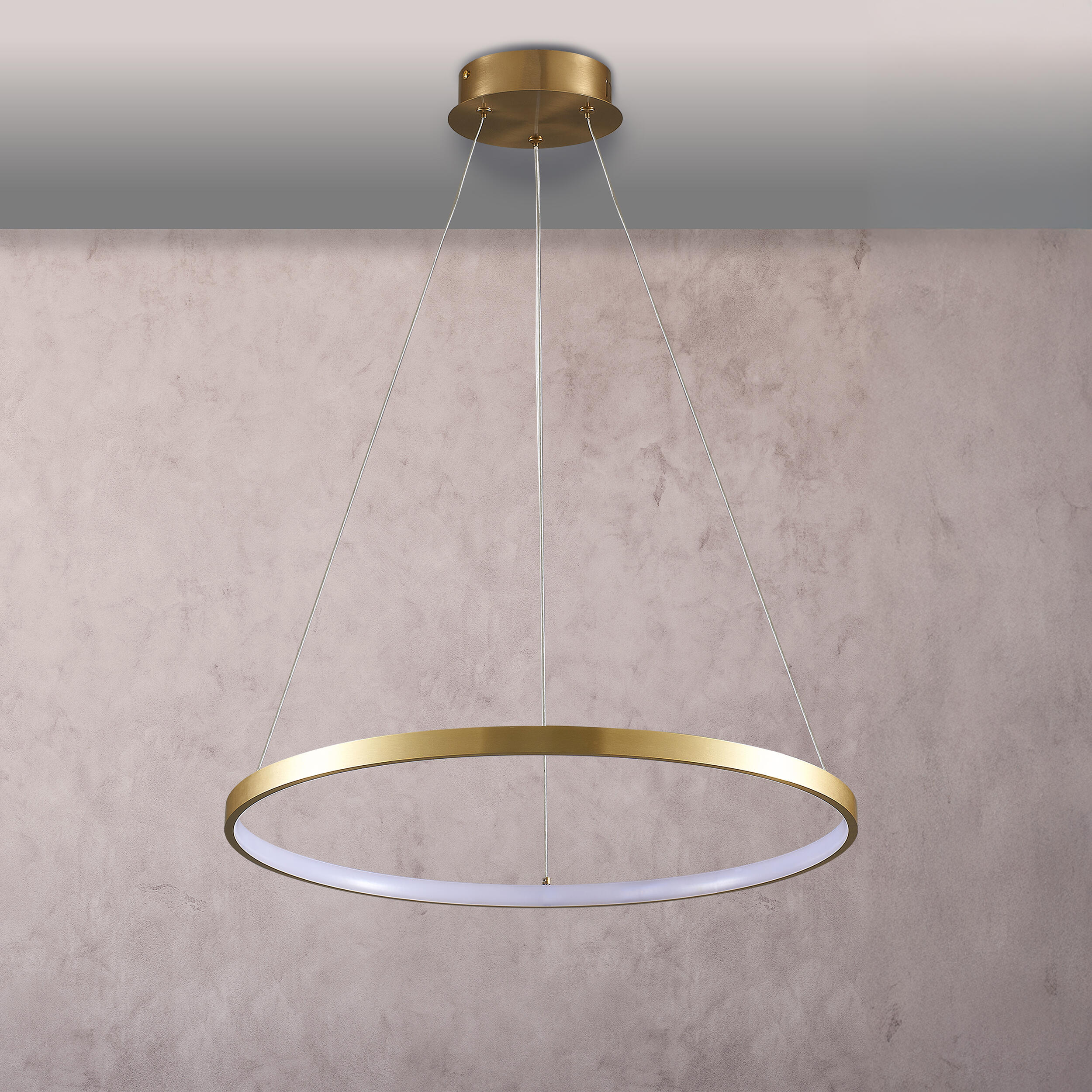 Lampa wisząca Lea złota 1600 lm LED Sanico - 3