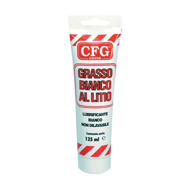 Grasso Al Litio + PTFE 400 Ml – Lubrificante Bianco Per Meccanismi E Parti Metalliche