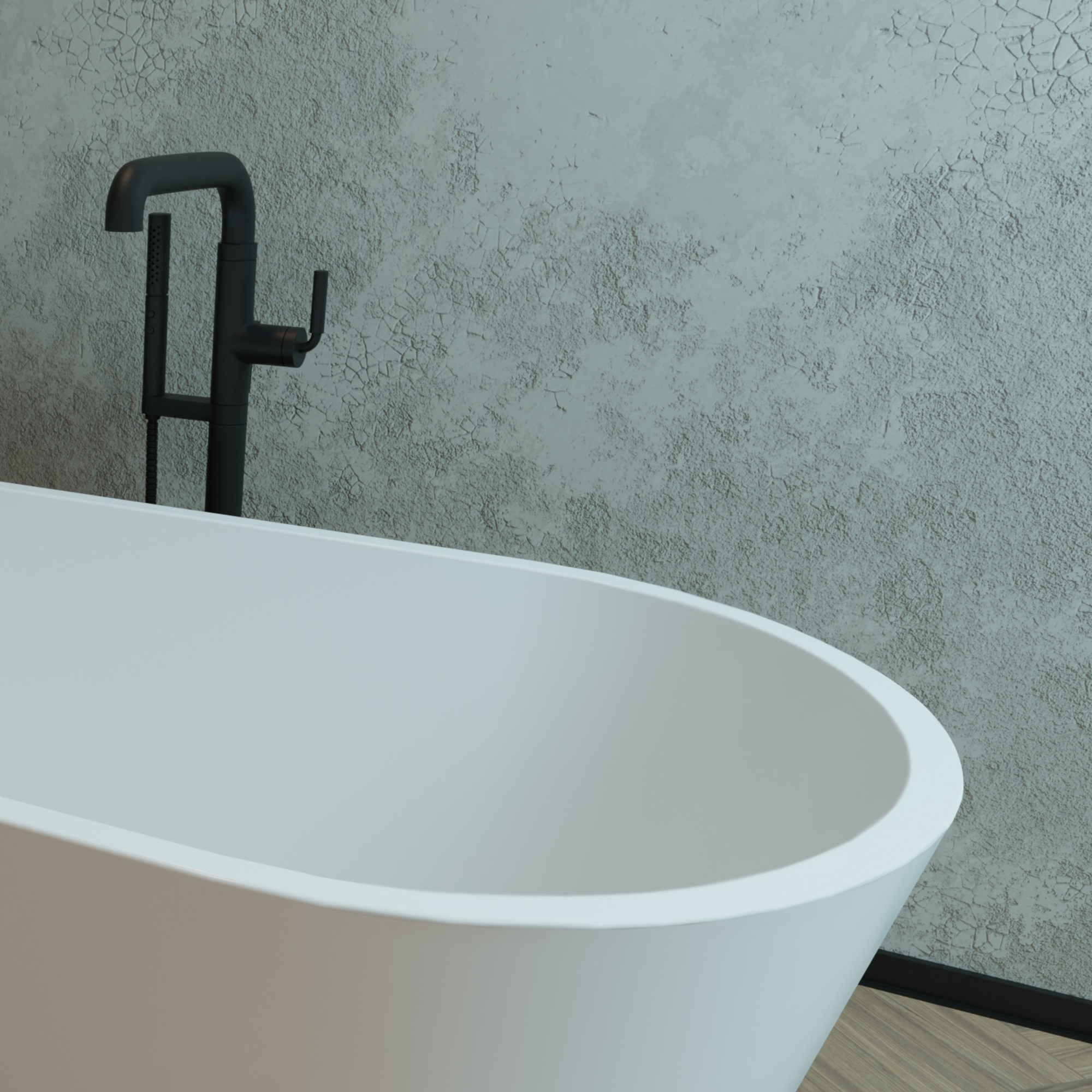 Elegancka i minimalistyczna wanna wolnostojąca - 3