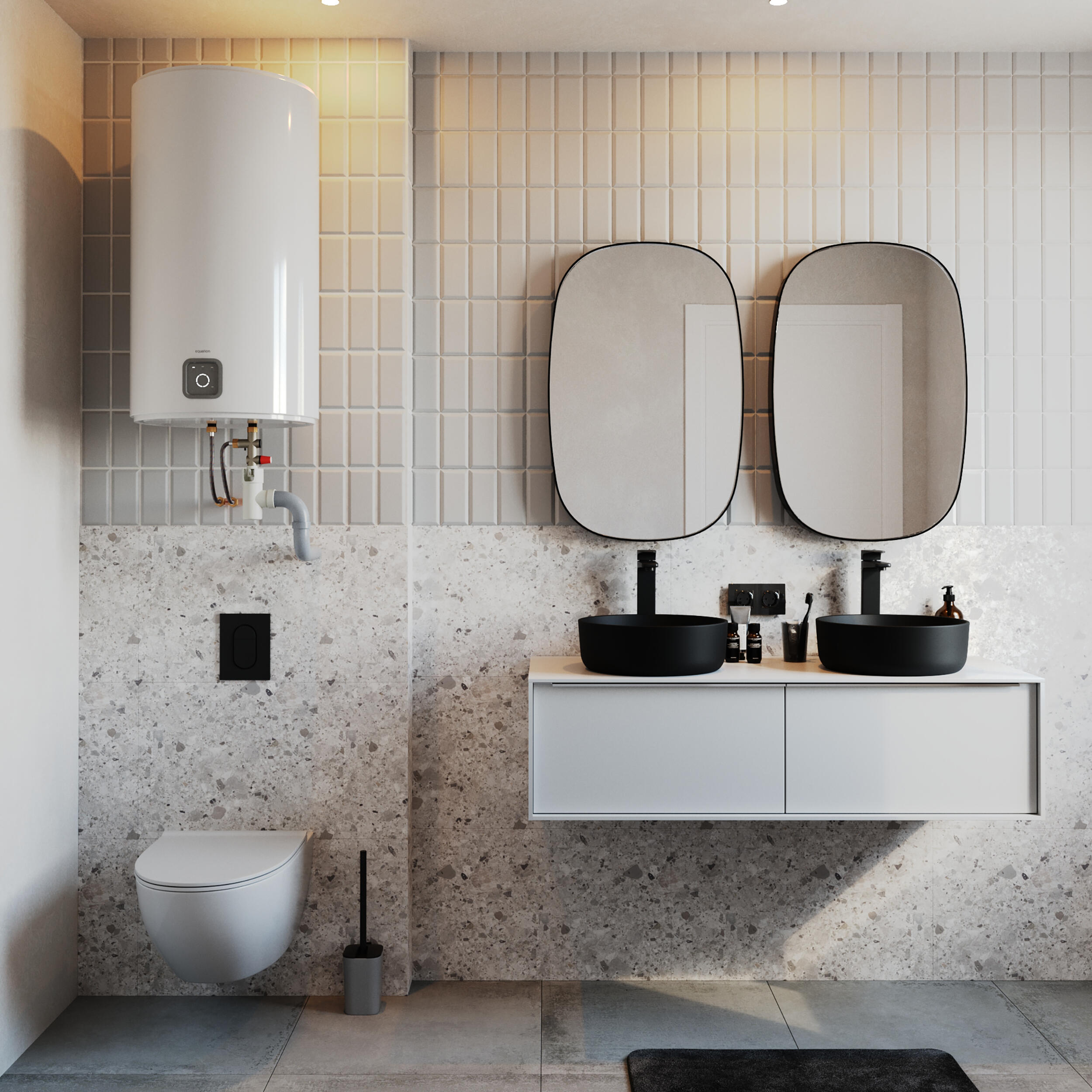 Elektryczny akumulacyjny podgrzewacz wody 75l 951332 Equation - 2