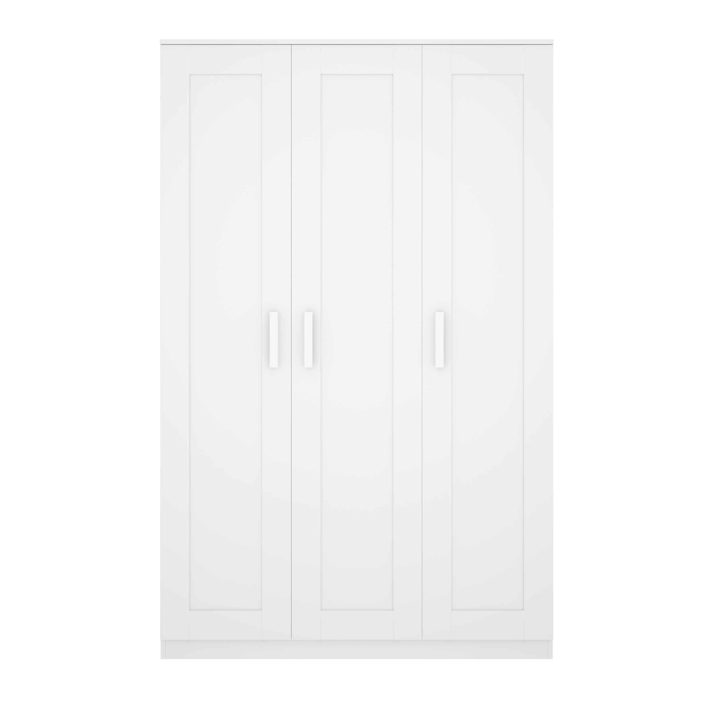 Armario puerta abatible Classic 151x206x52cm con 3 puertas color blanco 1 cajón - 9