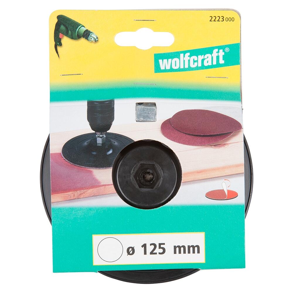 Prato para lixa adesiva para berbequim 125 mm Wolfcraft 2223000 - 5