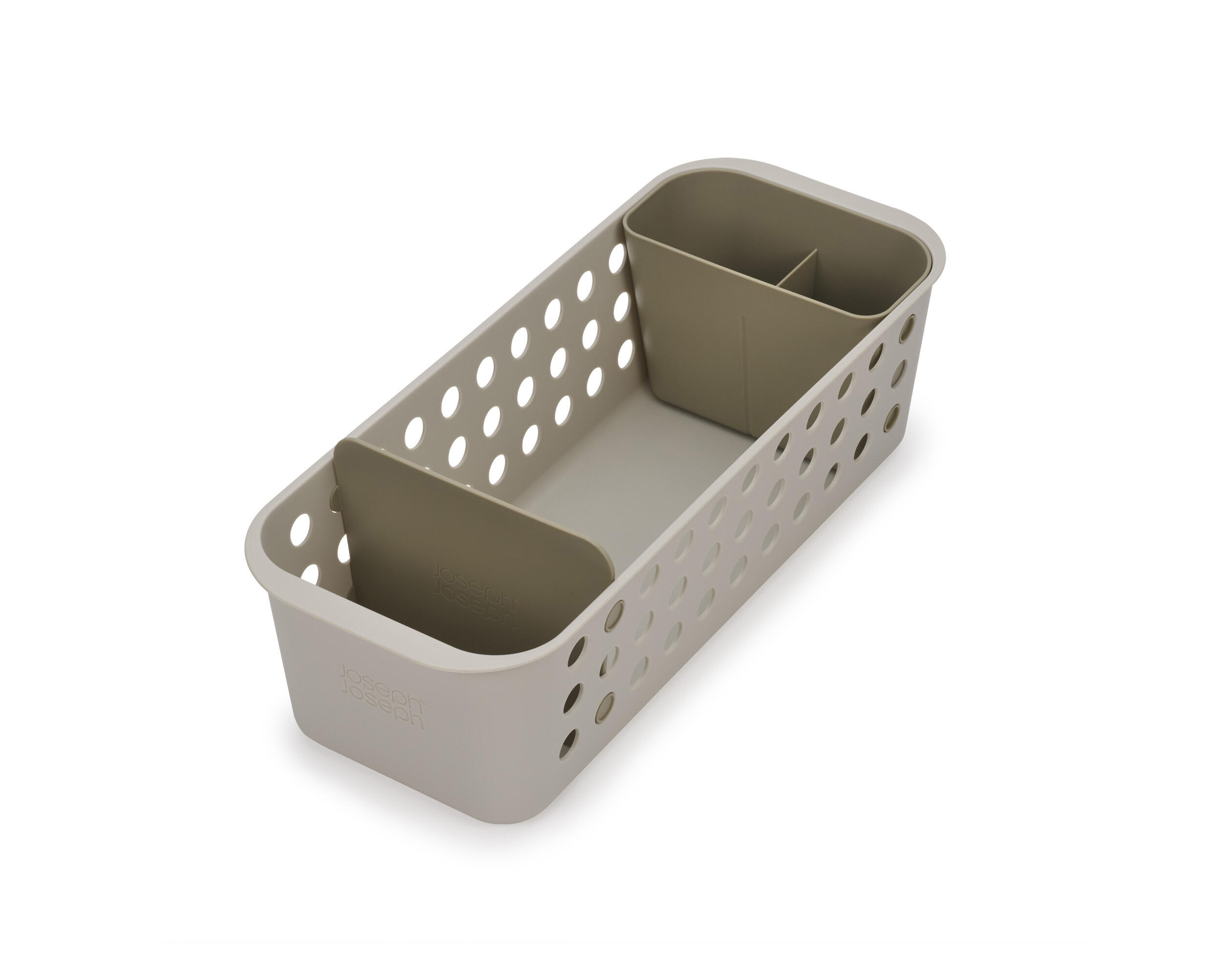 Cesta de polipropileno plata bathroom 16x40x13cm