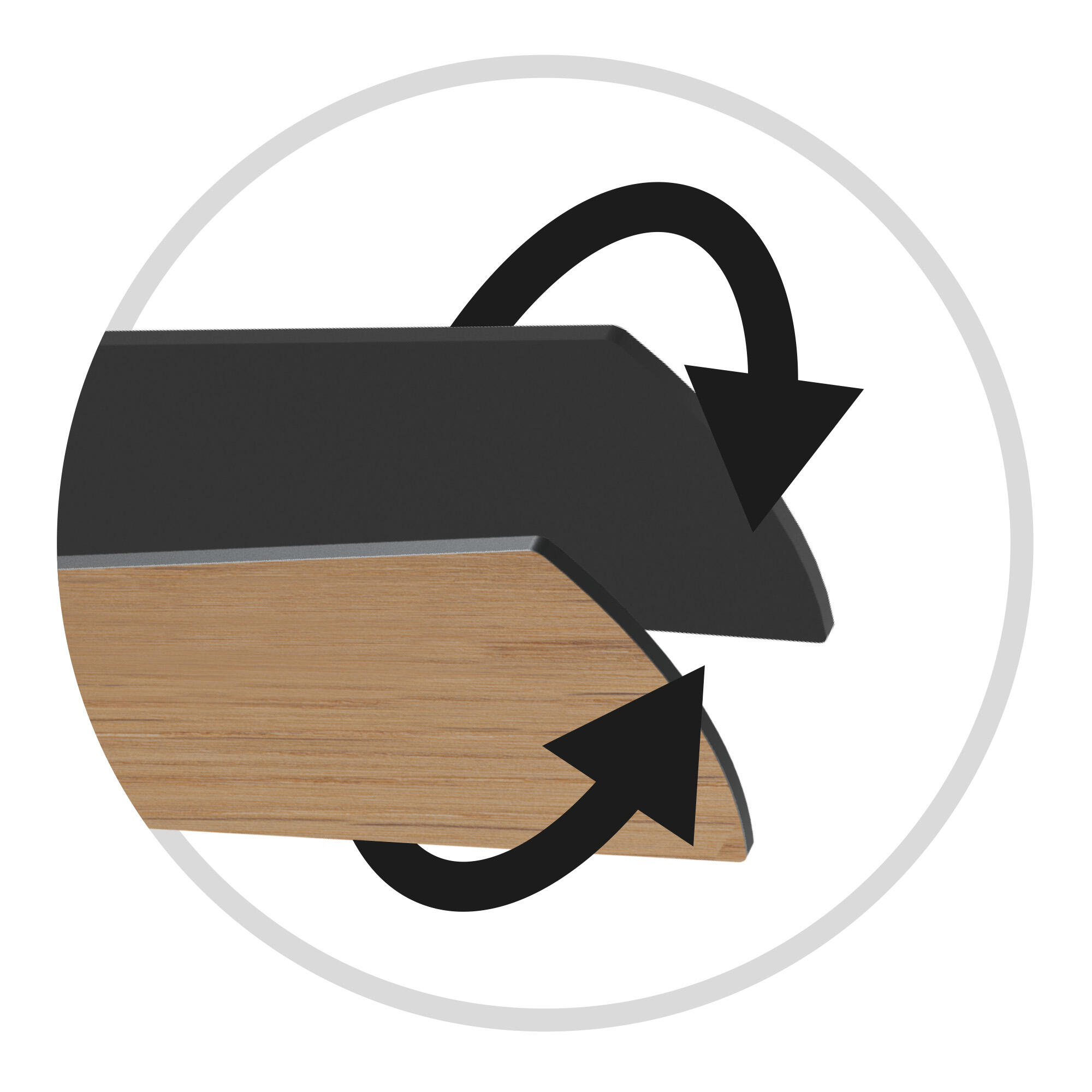 Ventilador de techo con luz silencioso DC Arte Confort Megia negro 122 cm - 11