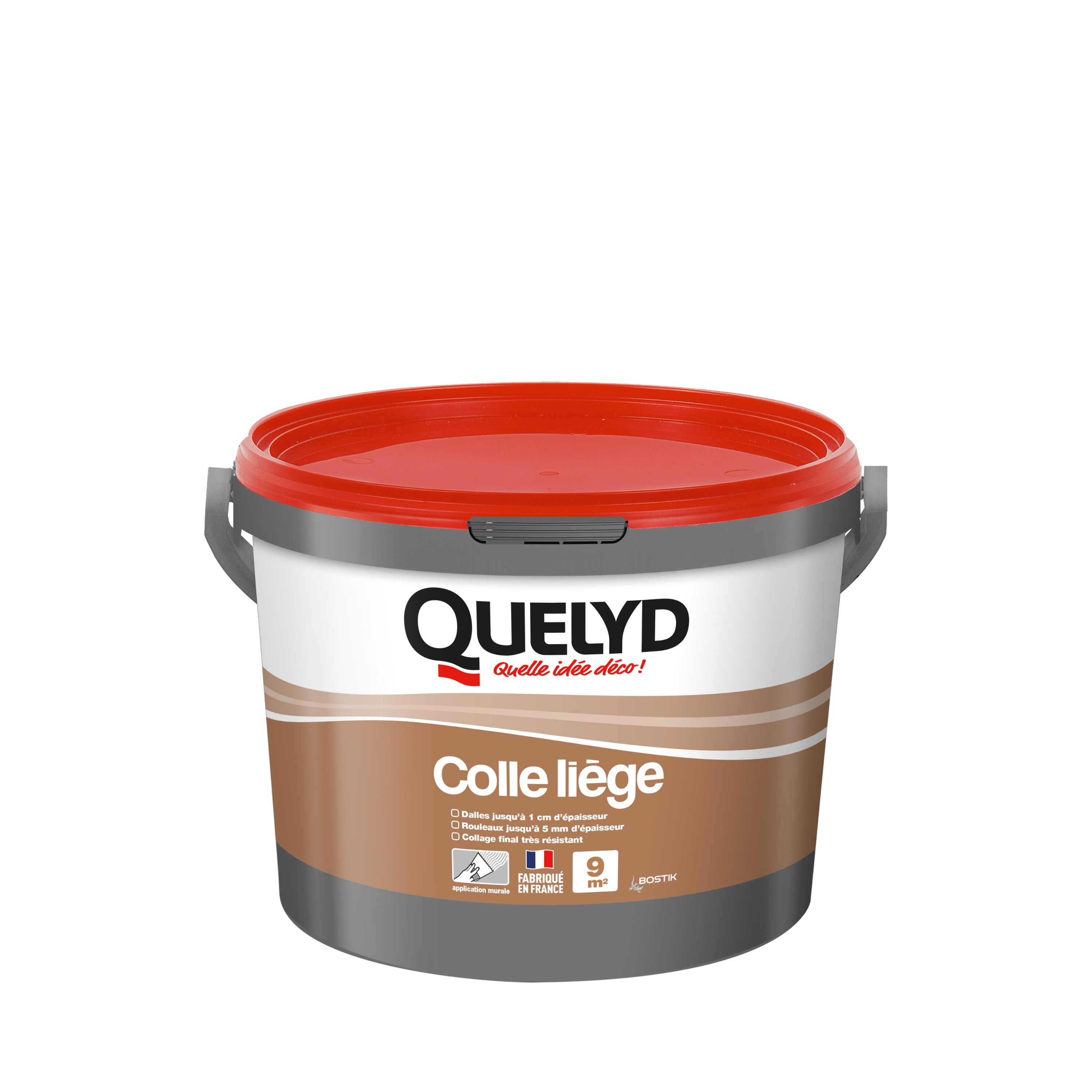 Colle de fixation pâte acrylique QUELYD Liège quelyd transparent, 3Kg ...
