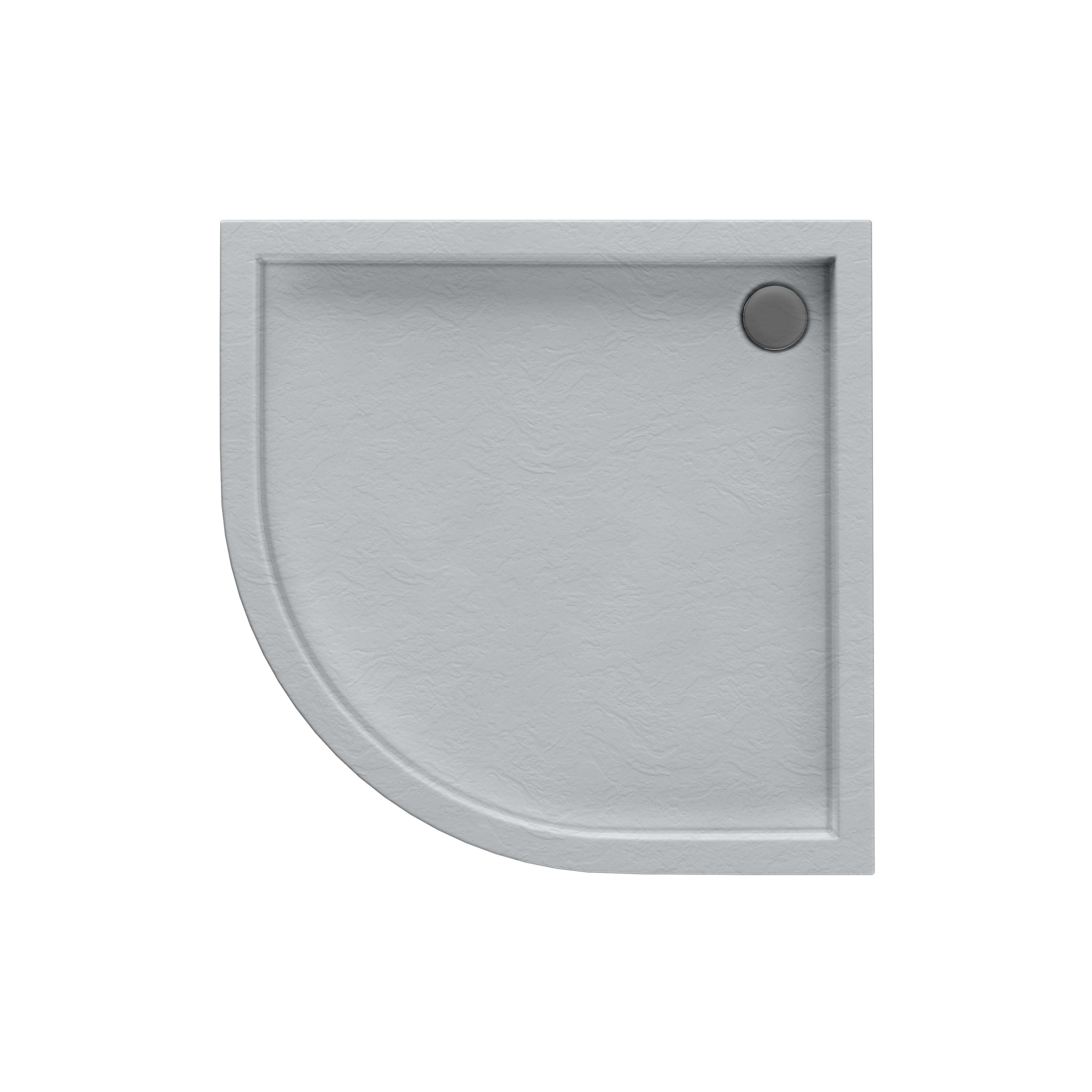 Brodzik do kabiny prysznicowej 1/4 koła 90x90x16/6 cm biały Sinergid Schedpol