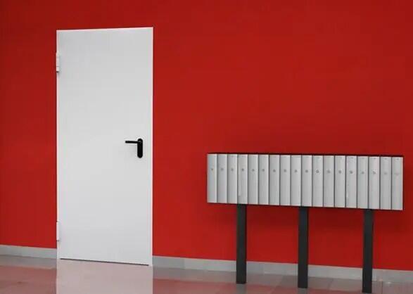 Porta corta-fogo branco lisa 90x207 cm direita - 2