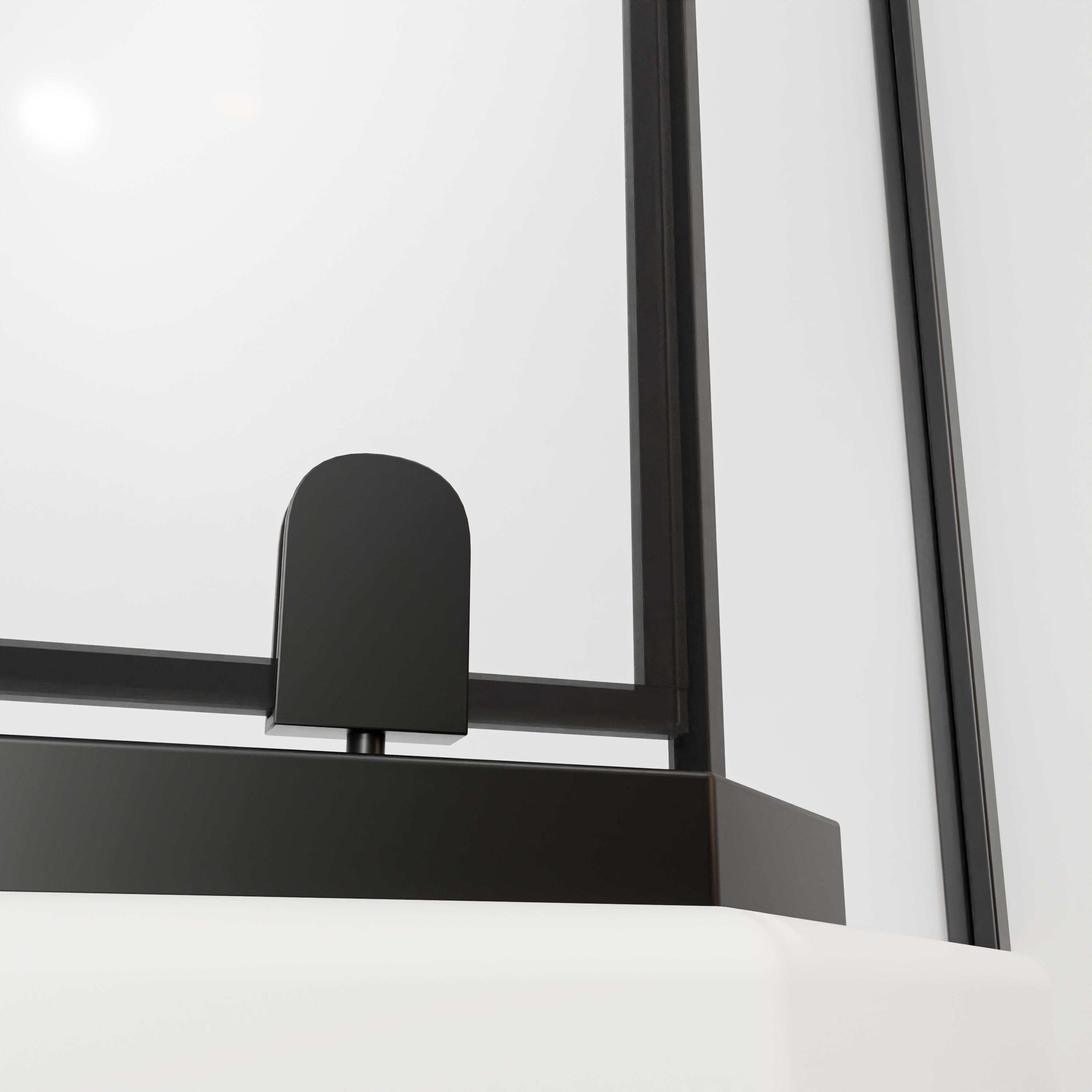 Kabina prysznicowa z brodzikiem Stella Black 90 x 90 x 210 Durasan - 10