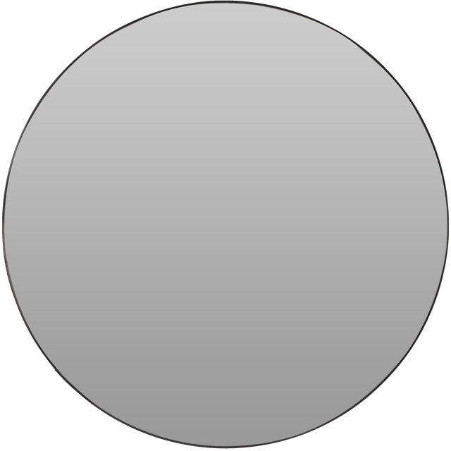 Lustro okrągłe w czarnej ramie śr. 75 cm