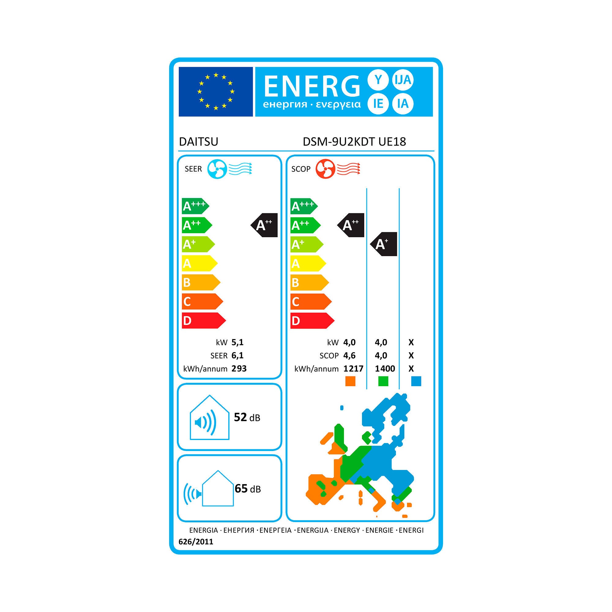 AIRE ACONDICIONADO WIFI MULTISPLIT 2150+2924 FRIGORIAS FUJITSU - 6