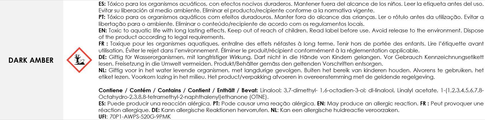 Vela perfumada Ambientair Signature 300g dark amber - 3