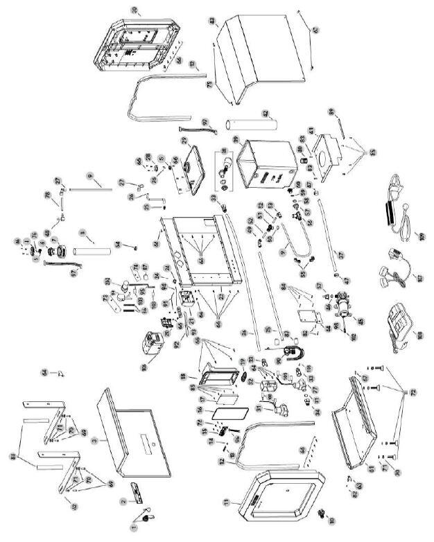 Atomizzatore a batteria STOCKER Geyser Pro Lite 220 V / 21 V 12 Bar 10 L, batteria non inclusa - 4