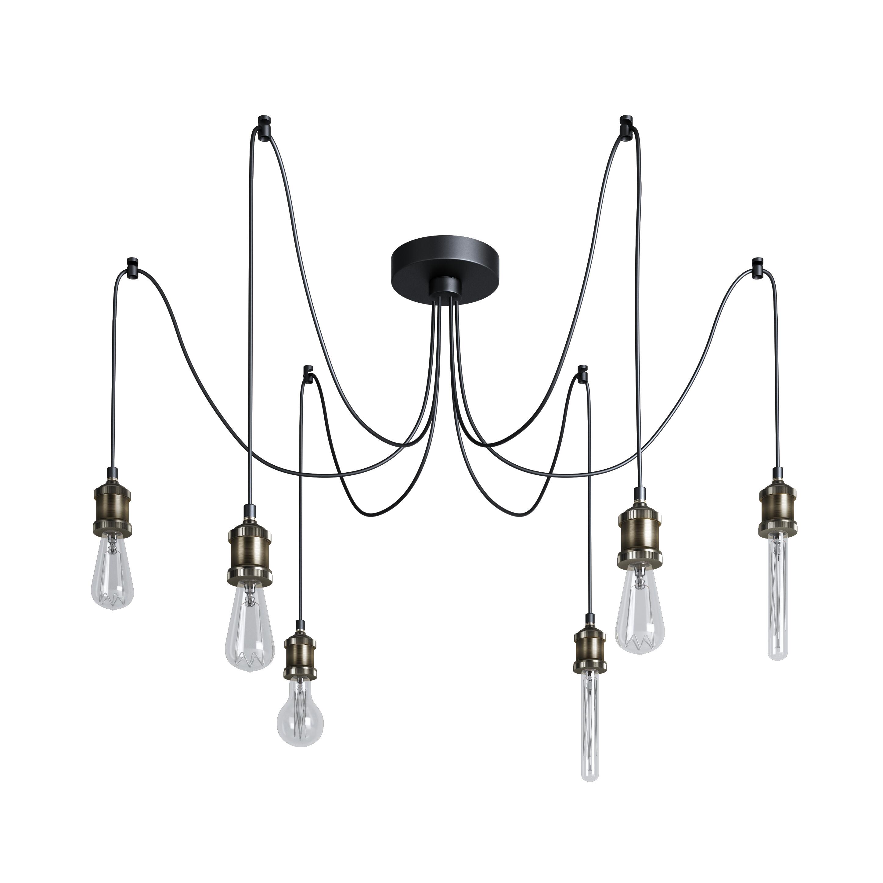 Lampadario Soggiorno Vintage Vintage E27 Industriale Retrò Tavolo Pranzo Design Minimalista Lampadario Regolabile in Altezza Studio Da Pranzo Soggiorno Cafe Arredamento Casa Soffitto Ciondolo,A/50cm
