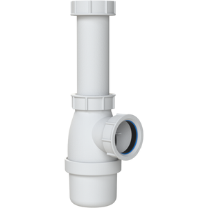 Siphon de lavabo universel design 100% métal chromé