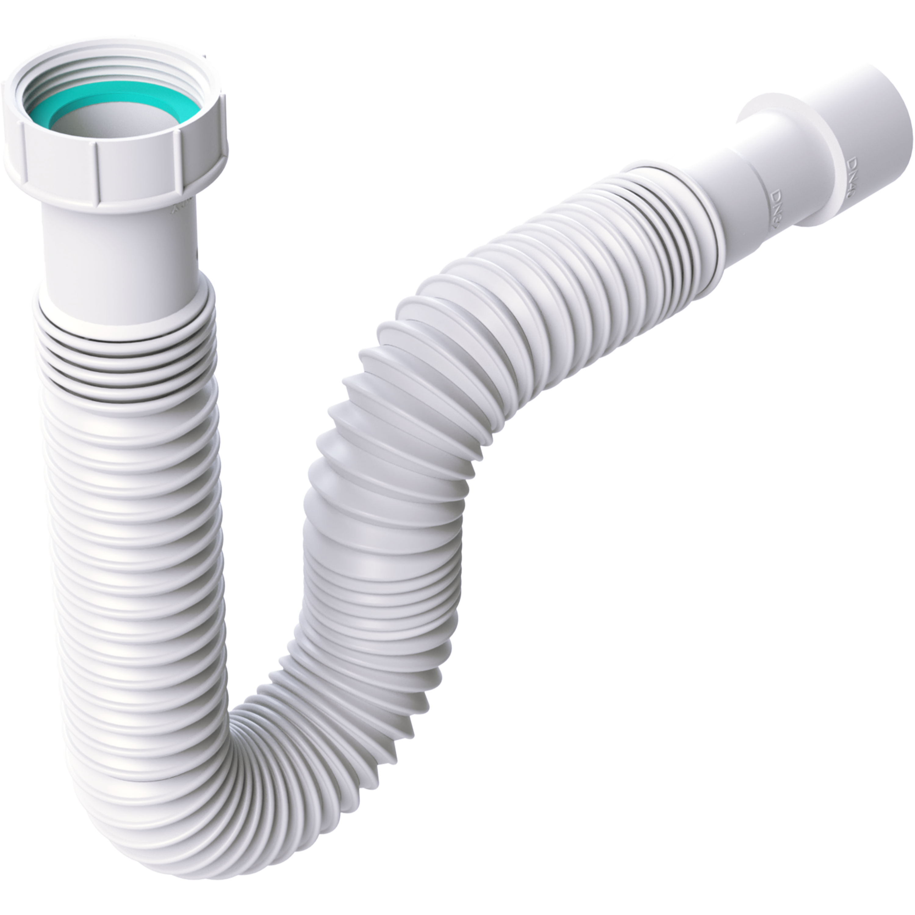 Tubo extensivel 1.1/4 32-40mm branco - 2