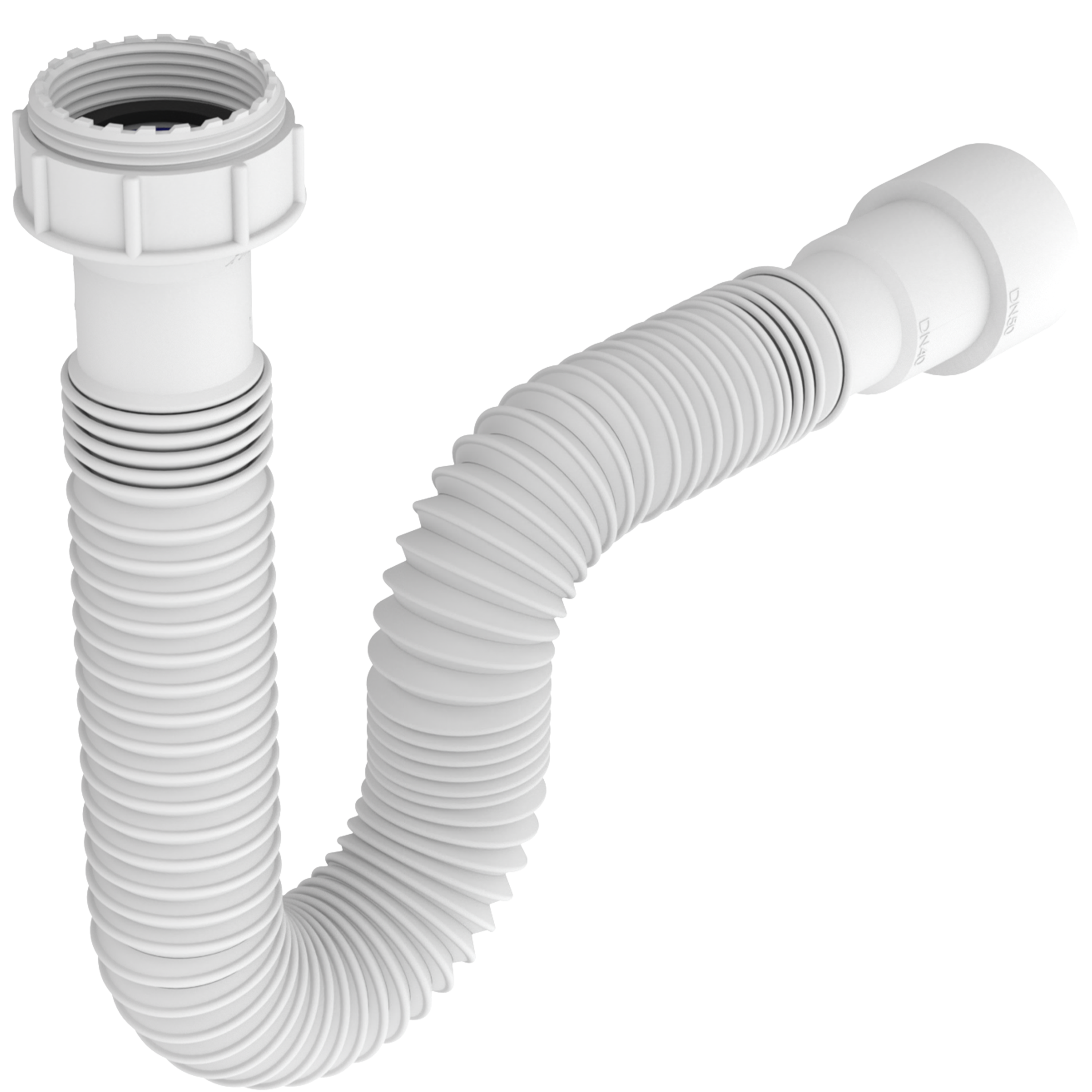 Tubo extensivel EQUATION 1.1/4+1/2 40-50mm branco - 2