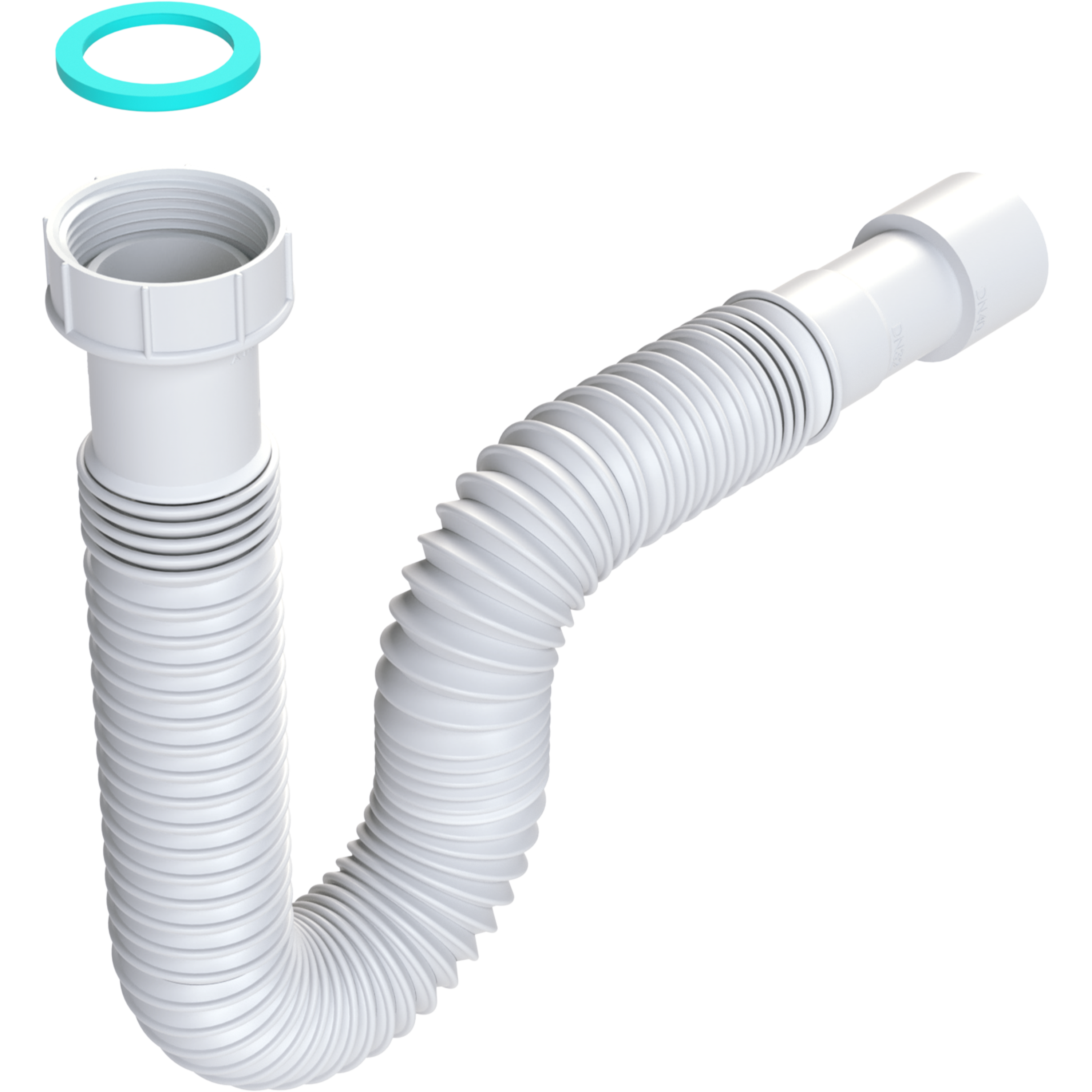 Tubo extensivel 1.1/4 32-40mm branco - 3