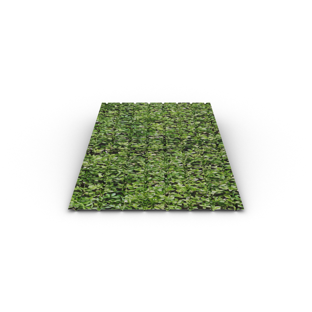 Tôle bac acier nervuré feuillage H12, l.0.906 x L.2 m, Ep.0.4 mm - 3