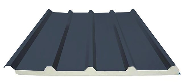 Panneau sandwich de toit RAL7016 3x1M Ep.40mm