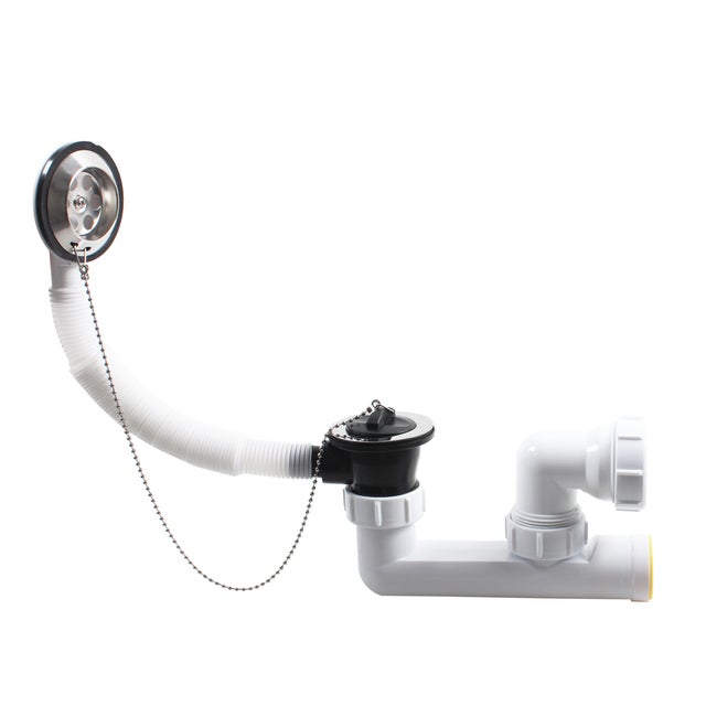 Valvula banheira EQUATION c/corrente 70mm cromado