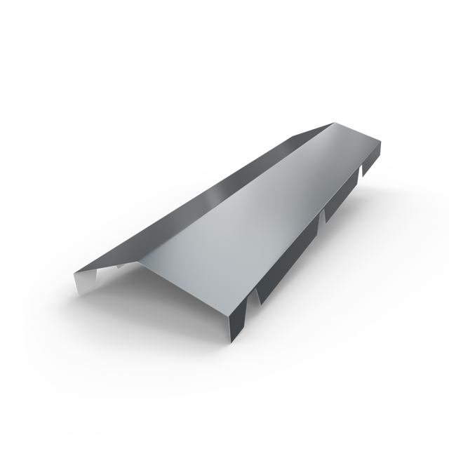 Faitière crantée gris L 2.1m Ep. 50/100