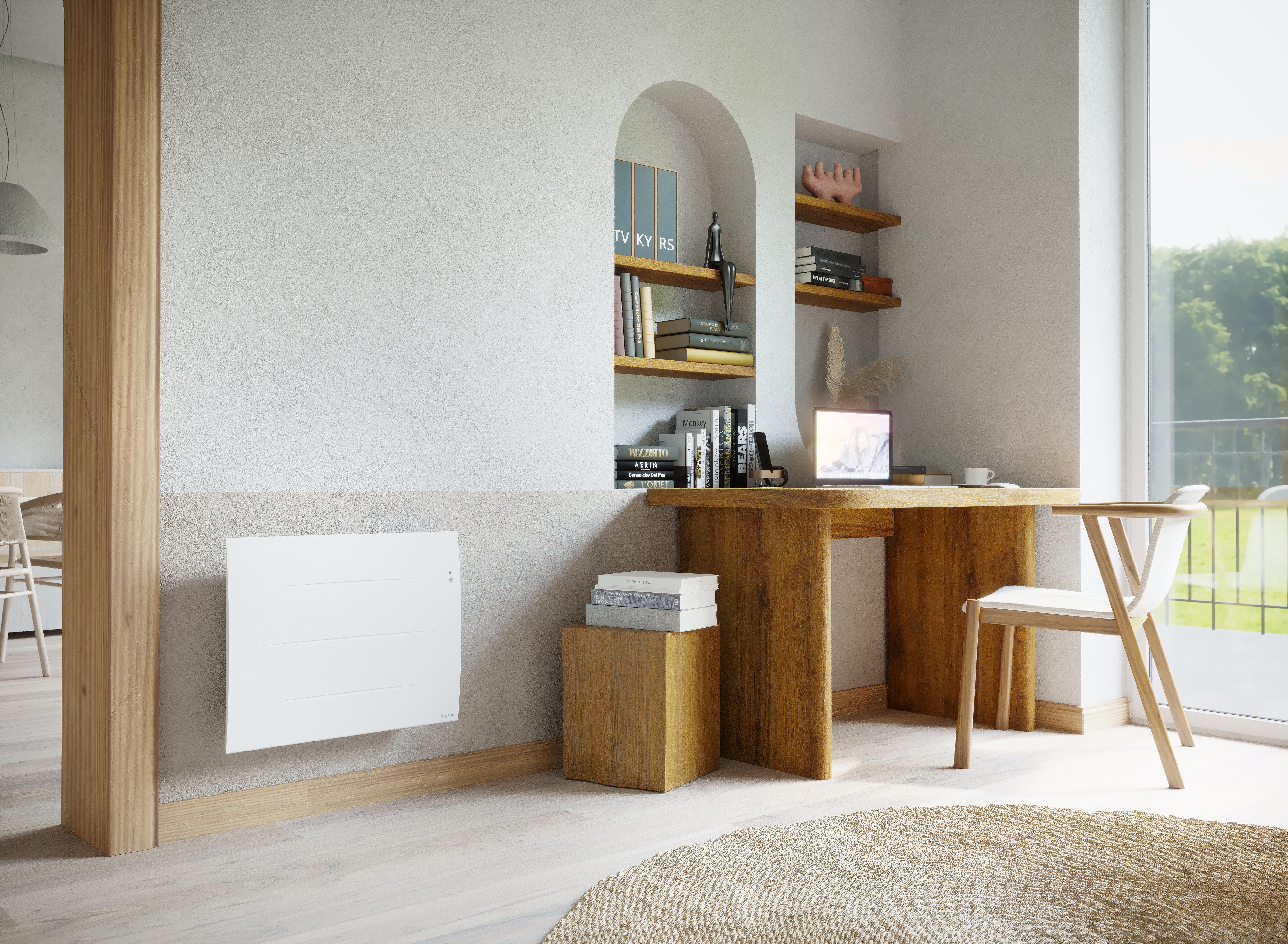 Radiateur électrique connecté à inertie sèche Sibayak II 1000 W SAUTER - 3