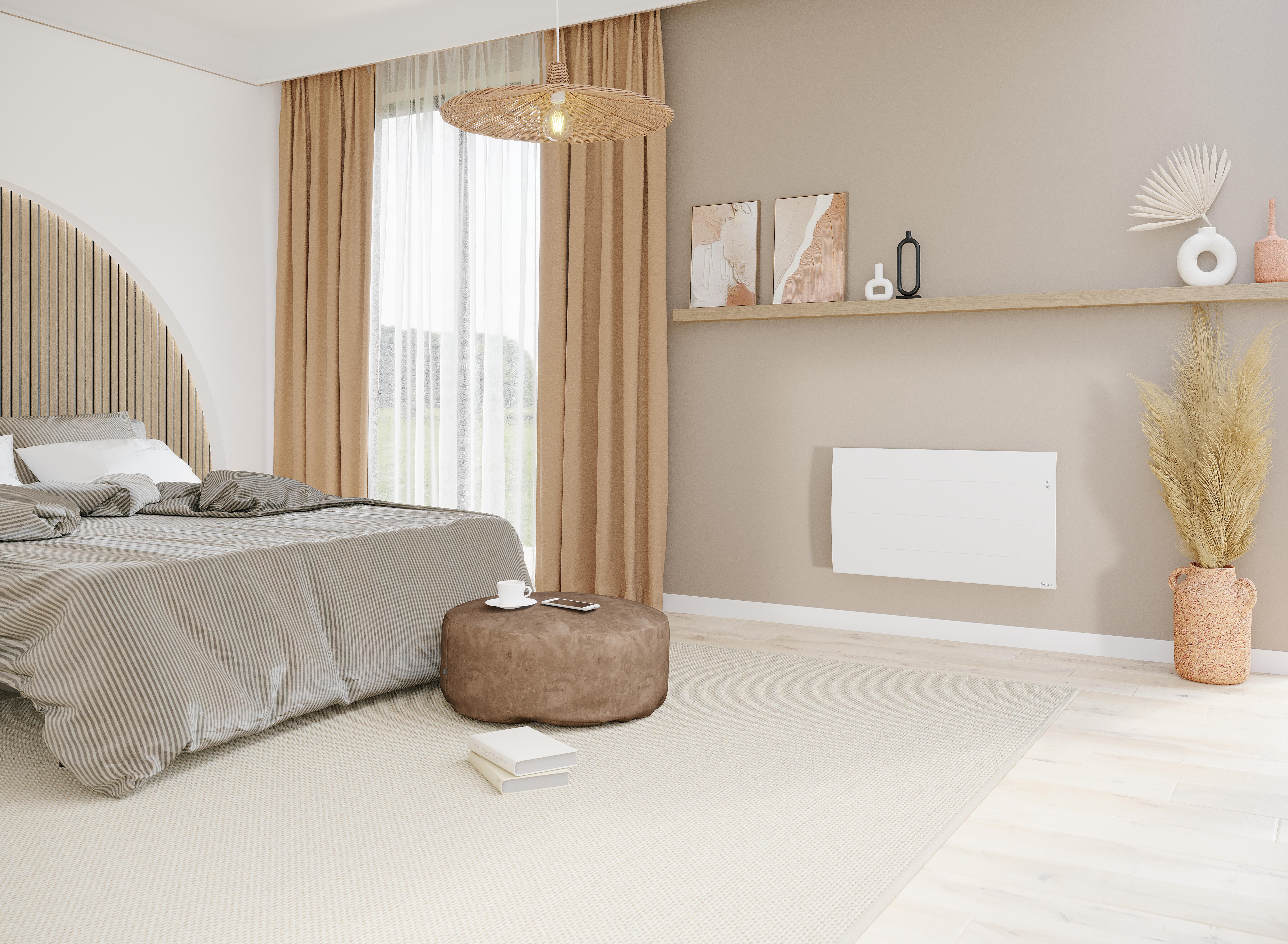 Radiateur électrique connecté à inertie sèche Sibayak II 1500 W SAUTER - 3