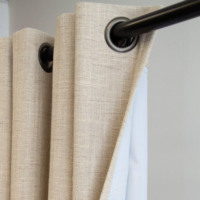 Rideau occultant thermique, Raffaelo, beige H.250 x l.135 cm